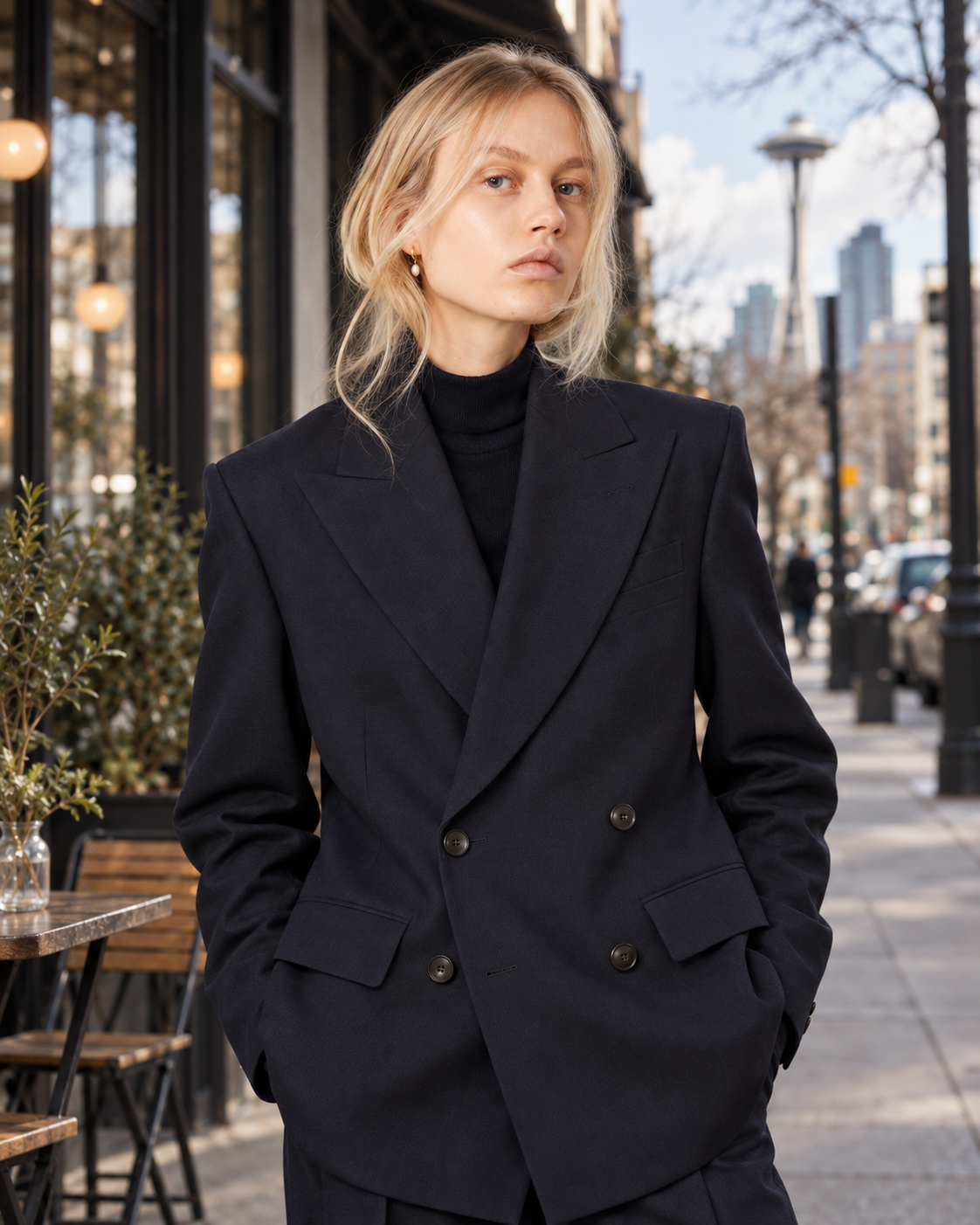 Nirina Jacket Italian Wool Twill
