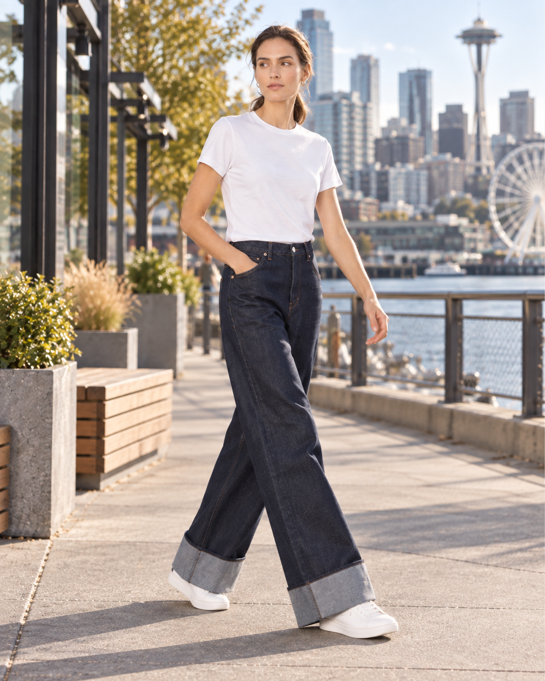 Sorana Washed Cotton Denim