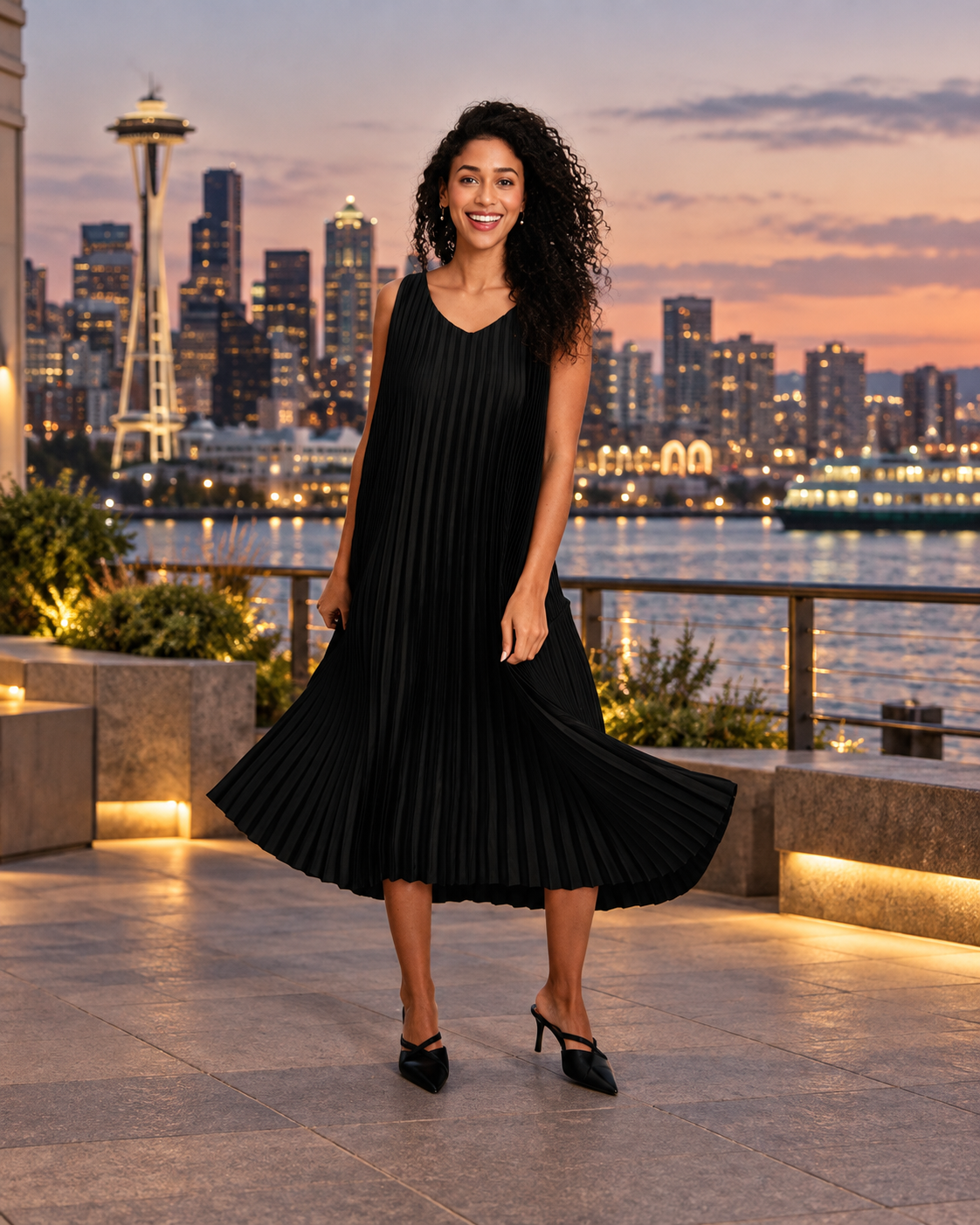 Zuko Pleated Dress
