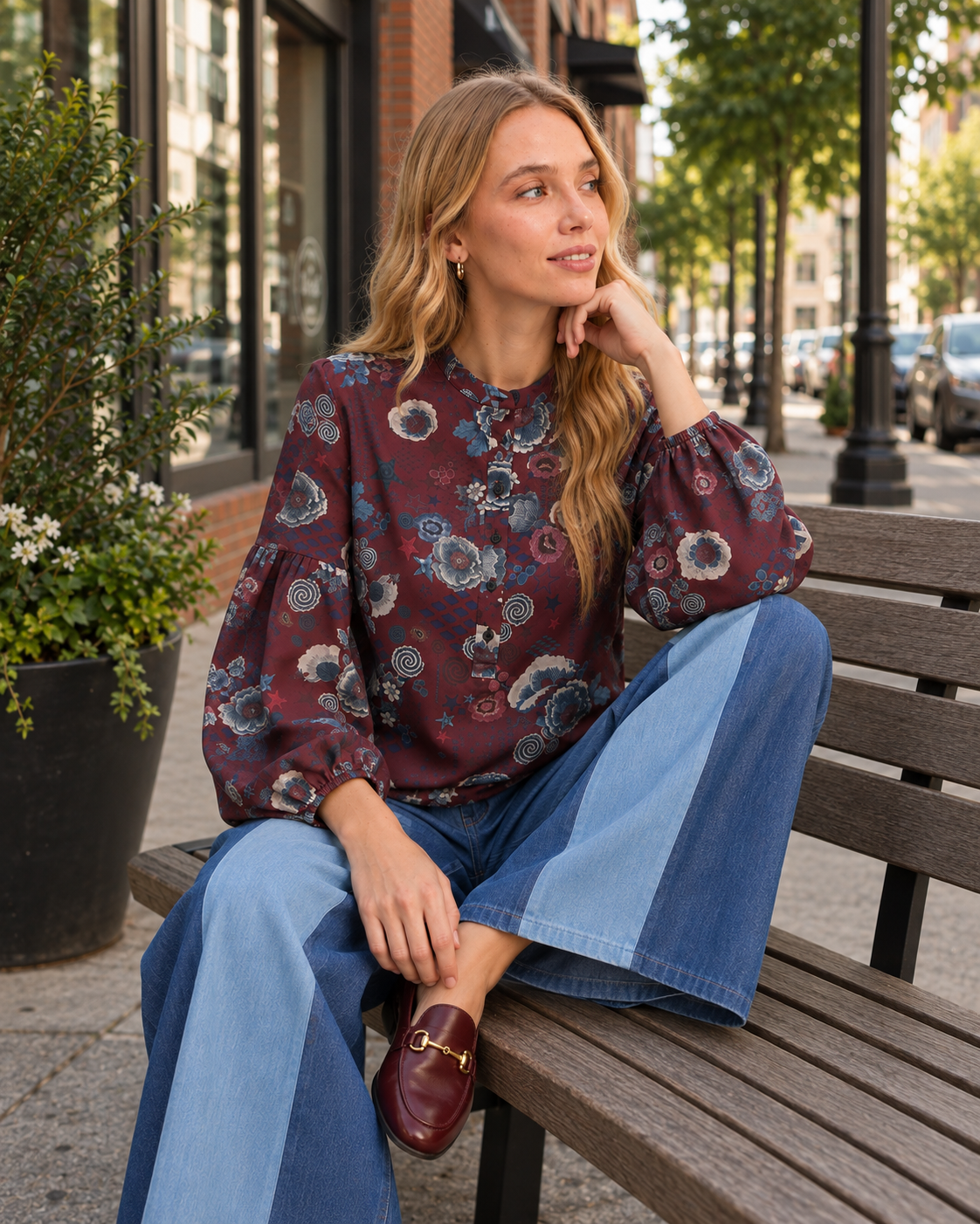Floral Cotton Shirt