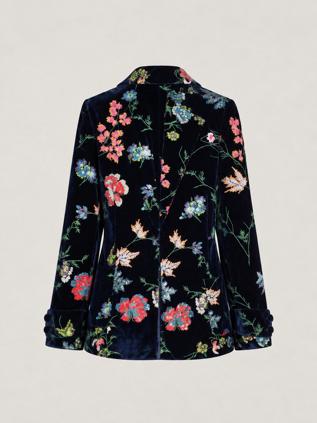 Sequined Floral Jacket