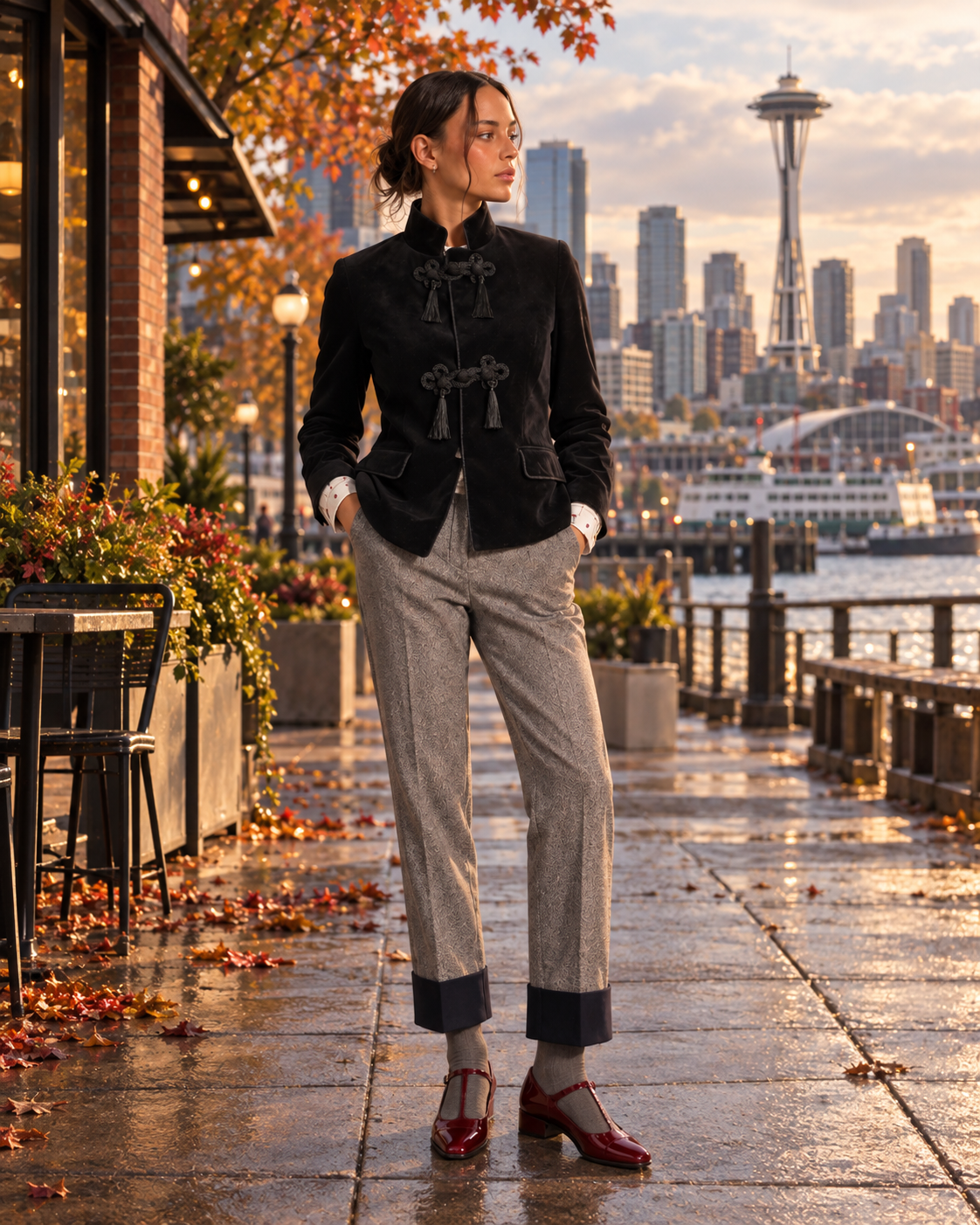 Velvet Braided Jacket