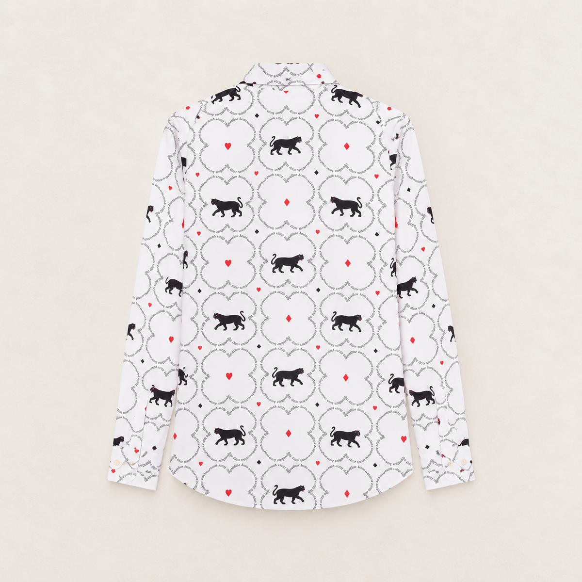Geometric Panter Print Shirt