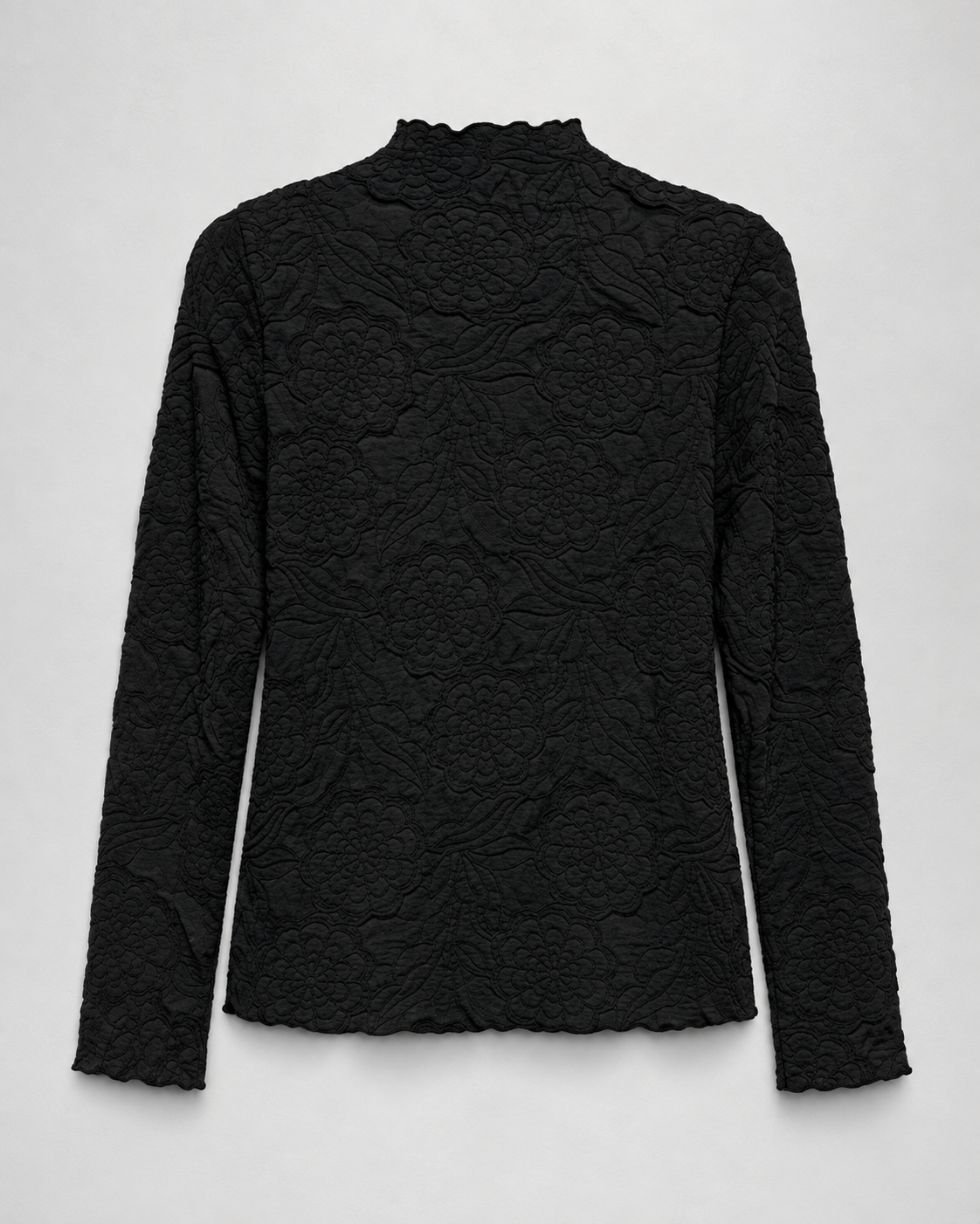 Floral Mock Neck Top