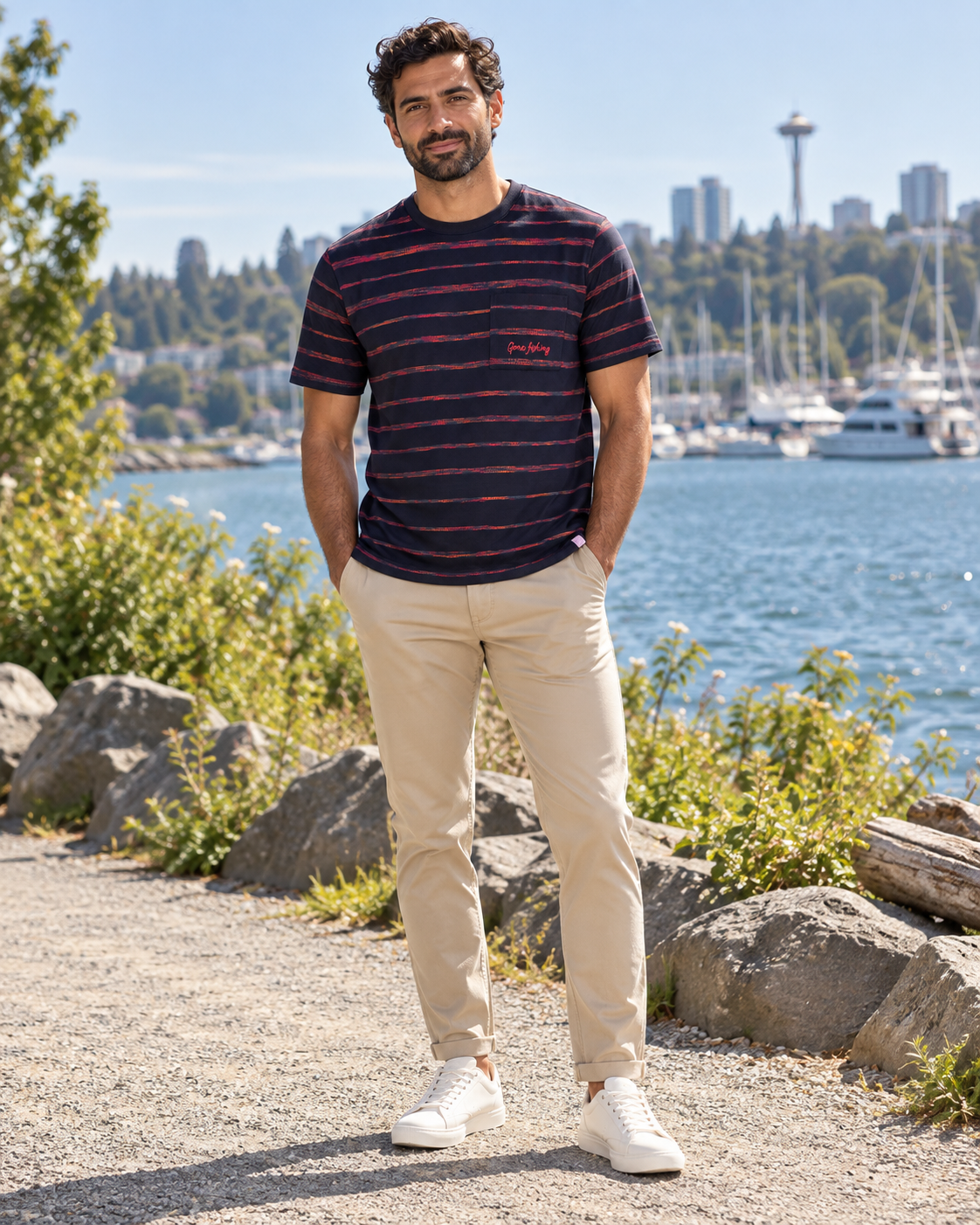 Brush Striped T-Shirt