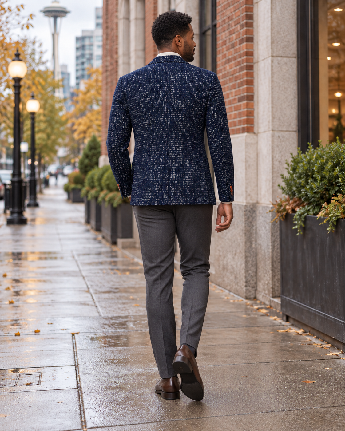 Fancy Ribbed Blazer