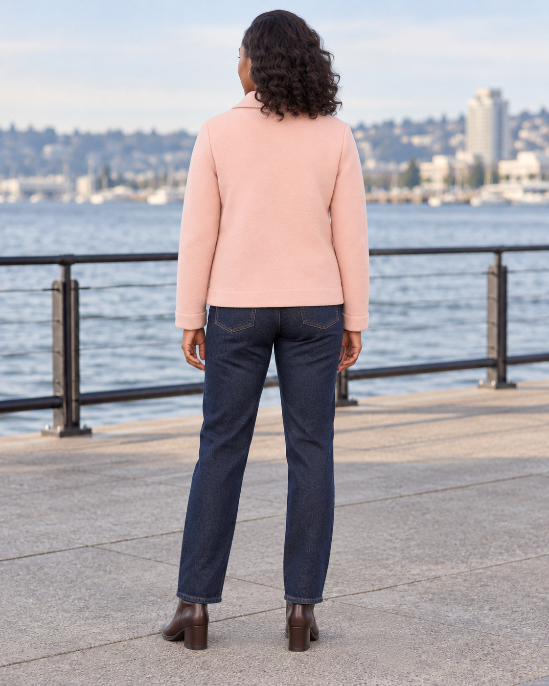 Hip Jacket Felt Merino Wool