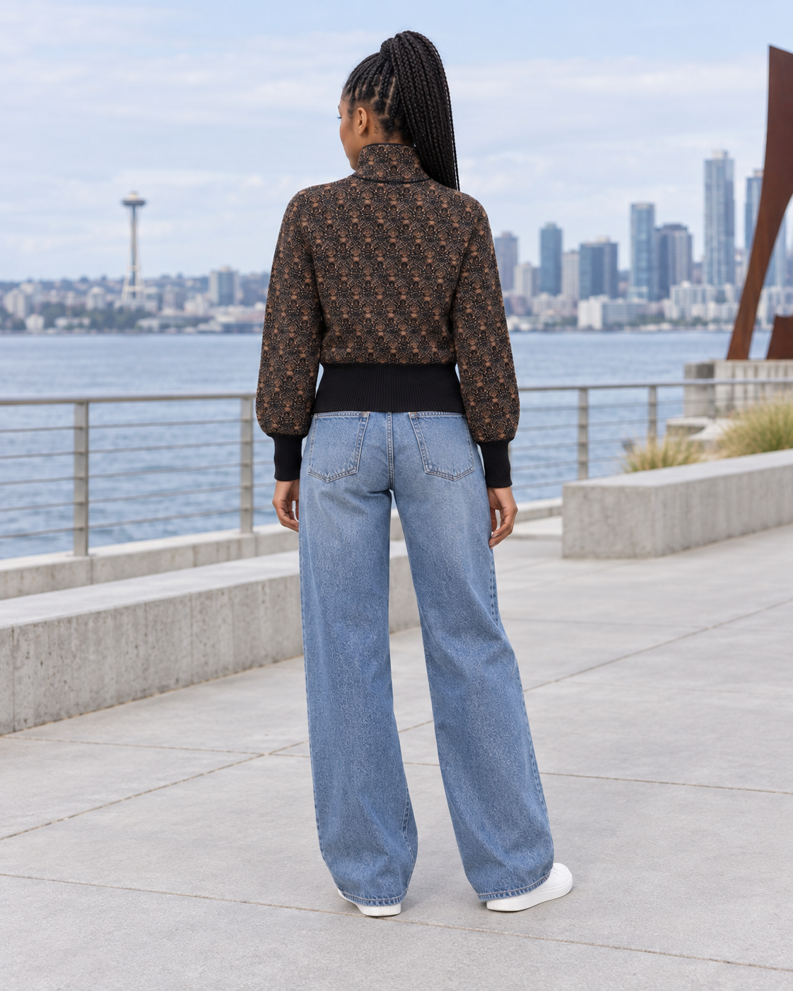 Fika Floral Zip Cardigan