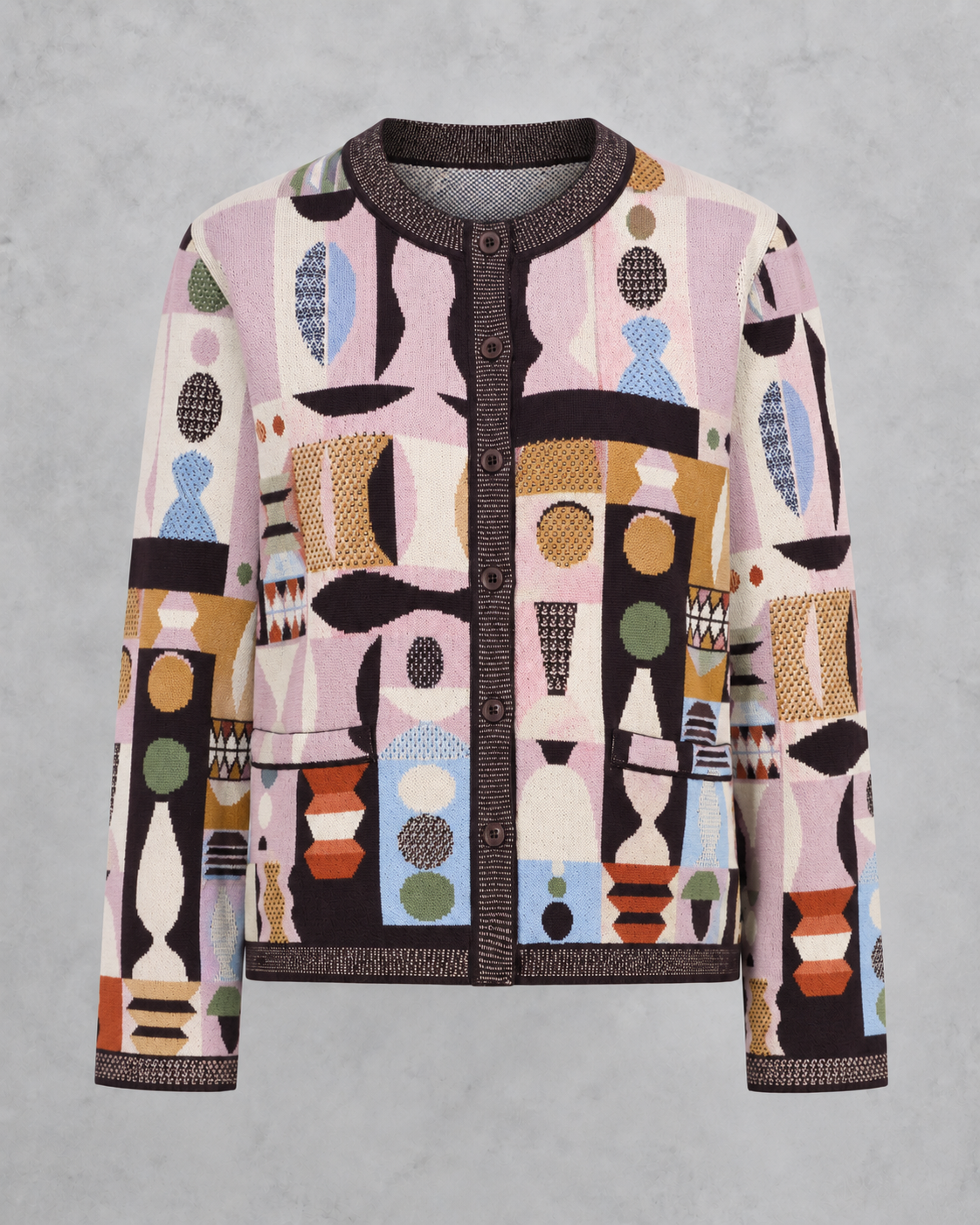 Abstract Geometry Cardigan