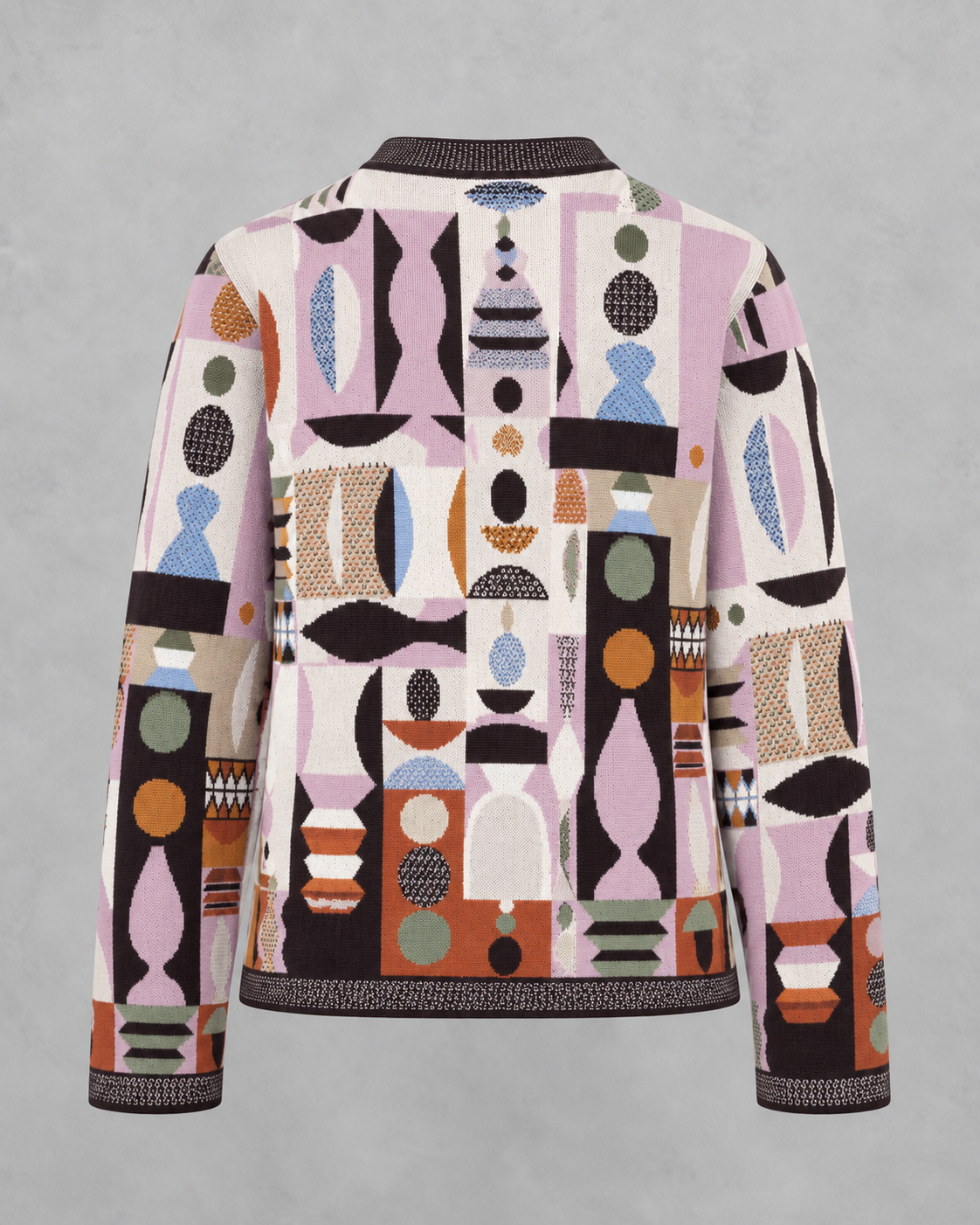 Abstract Geometry Cardigan