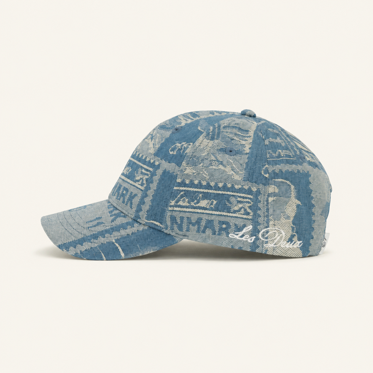 Stamp Denim Baseball Cap - Denim Blue
