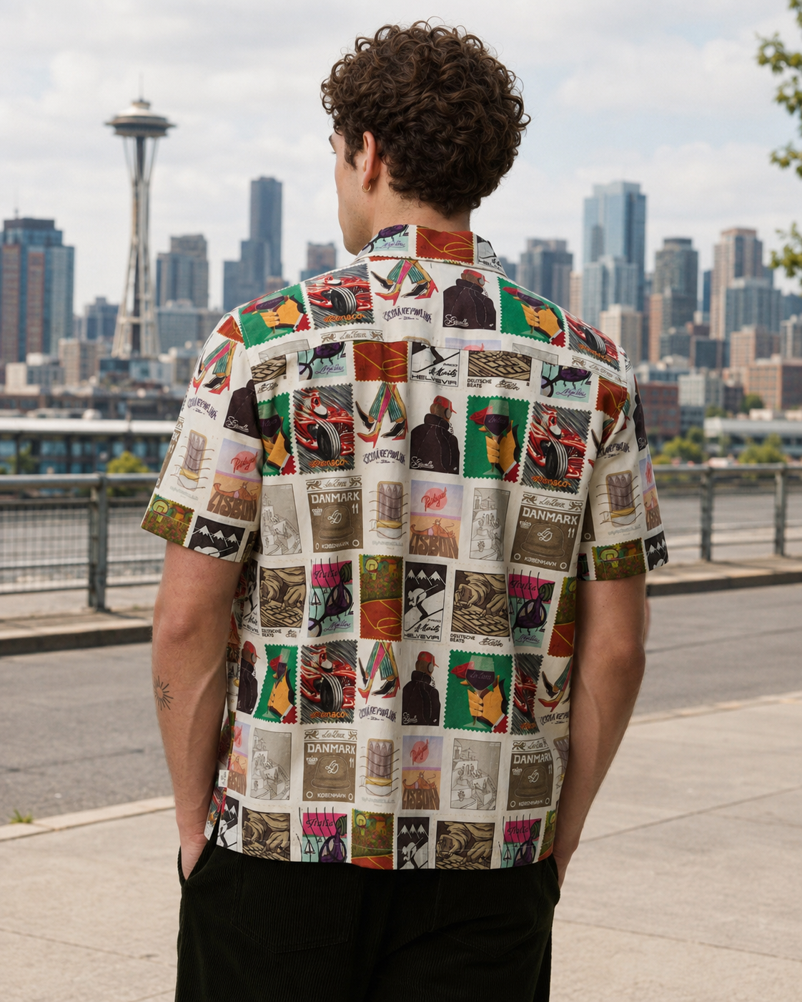 Stamp AOP SS Shirt - Multicolor