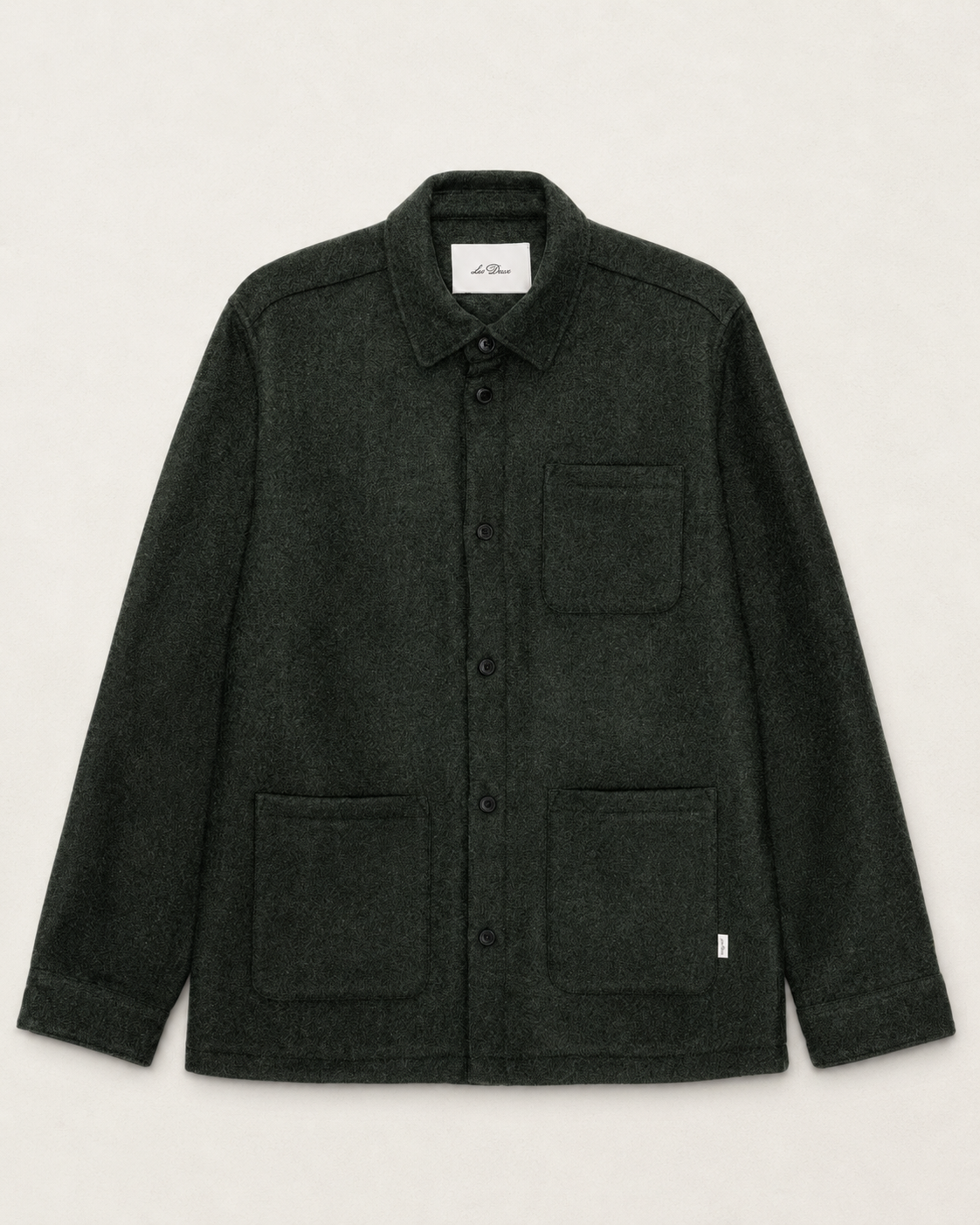 Wool Overshirt - Rosin Green