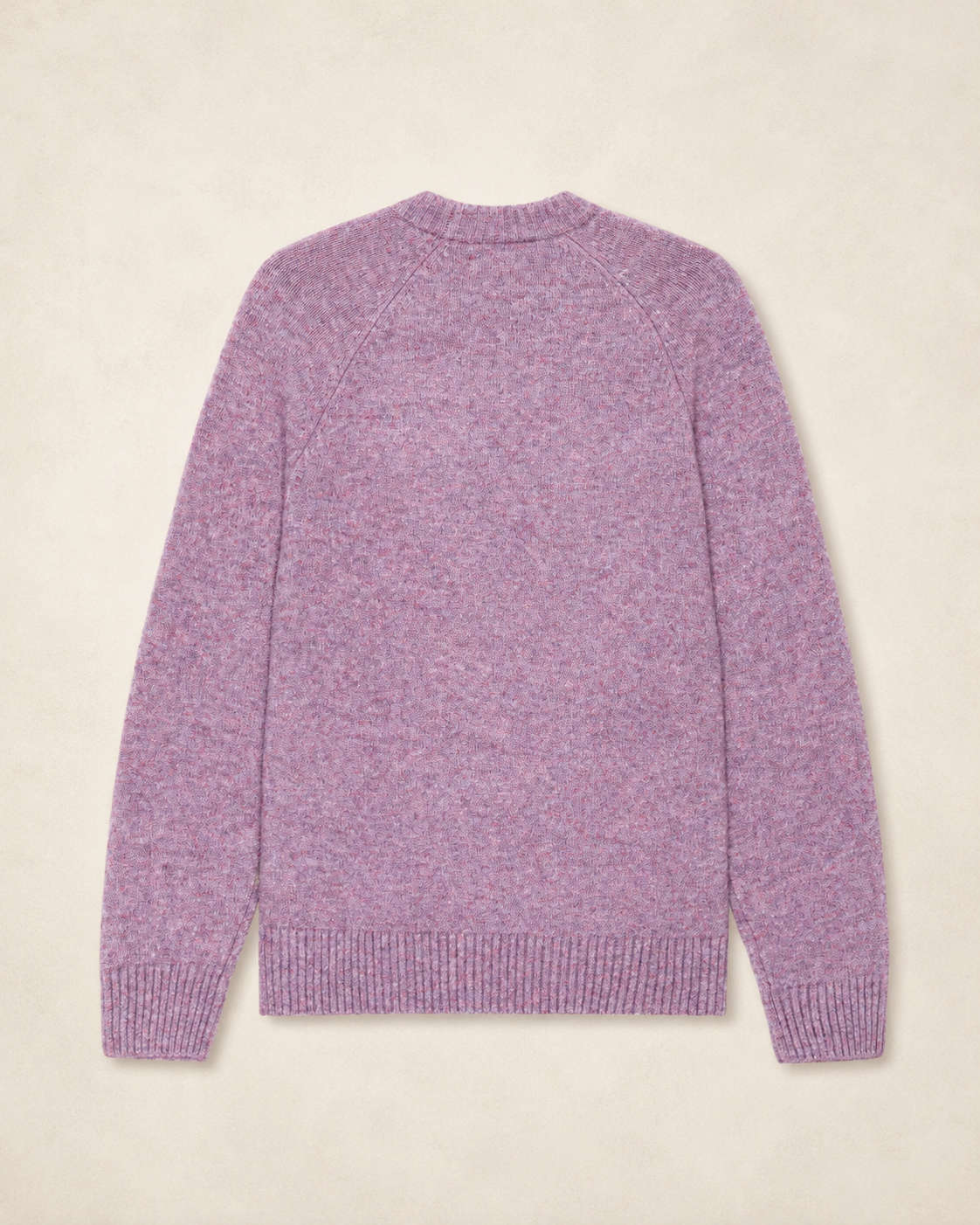 Soft Roundneck Knit - Oyster Rose Melange