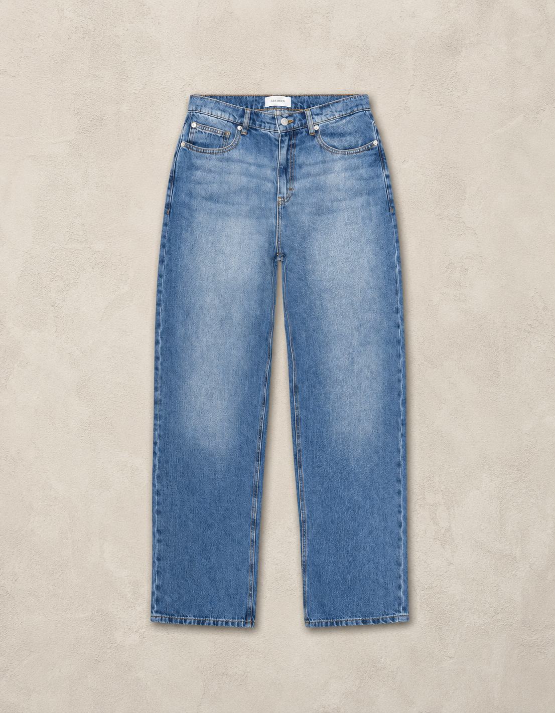 Roi Washed Denim Jeans - Medium Indigo Wash