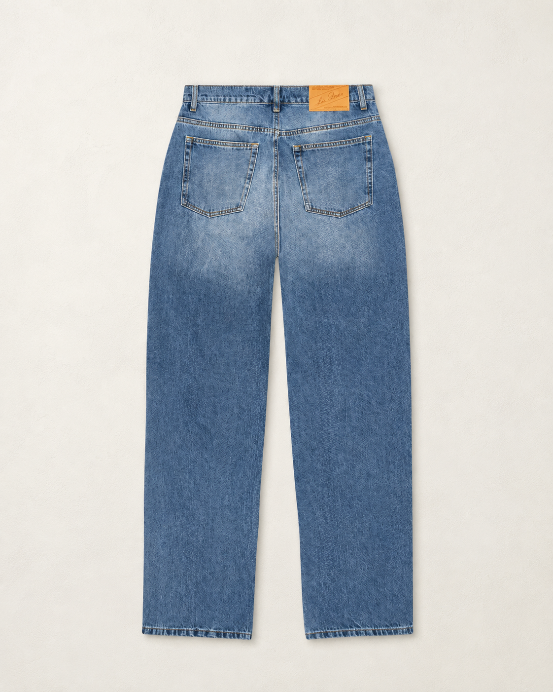 Roi Washed Denim Jeans - Medium Indigo Wash