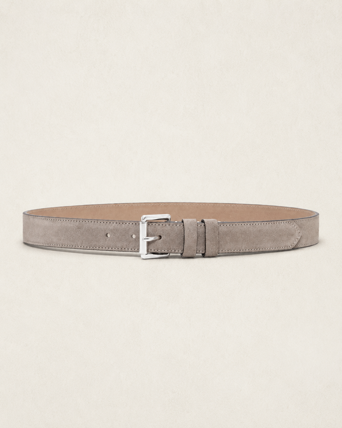 Walid Suede Belt - Light Sand