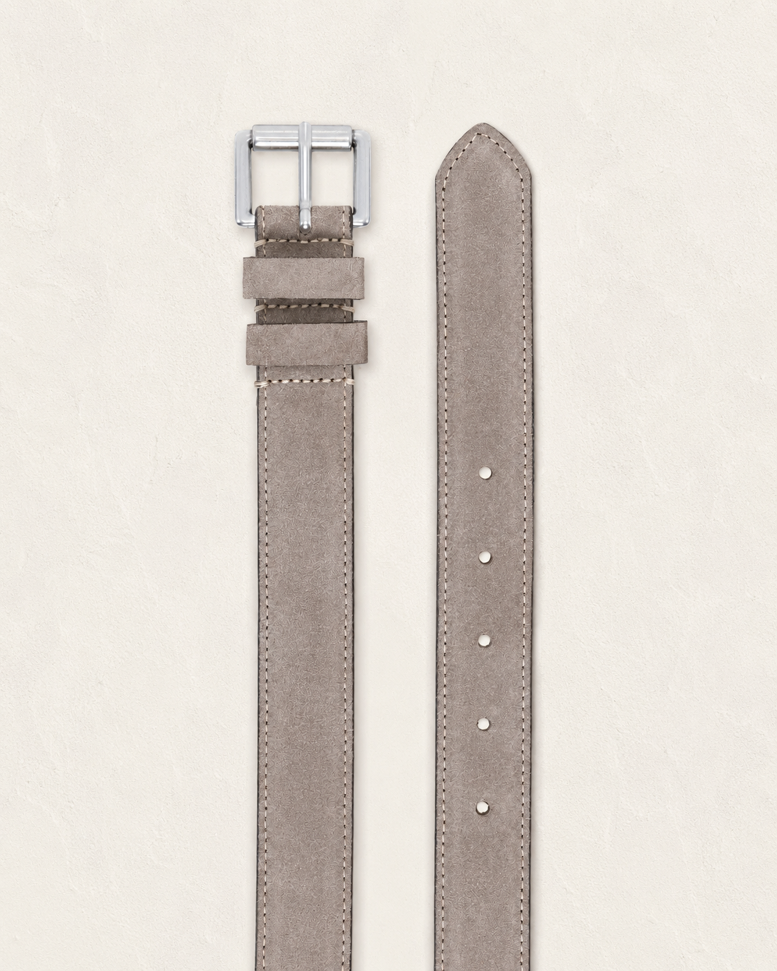 Walid Suede Belt - Light Sand