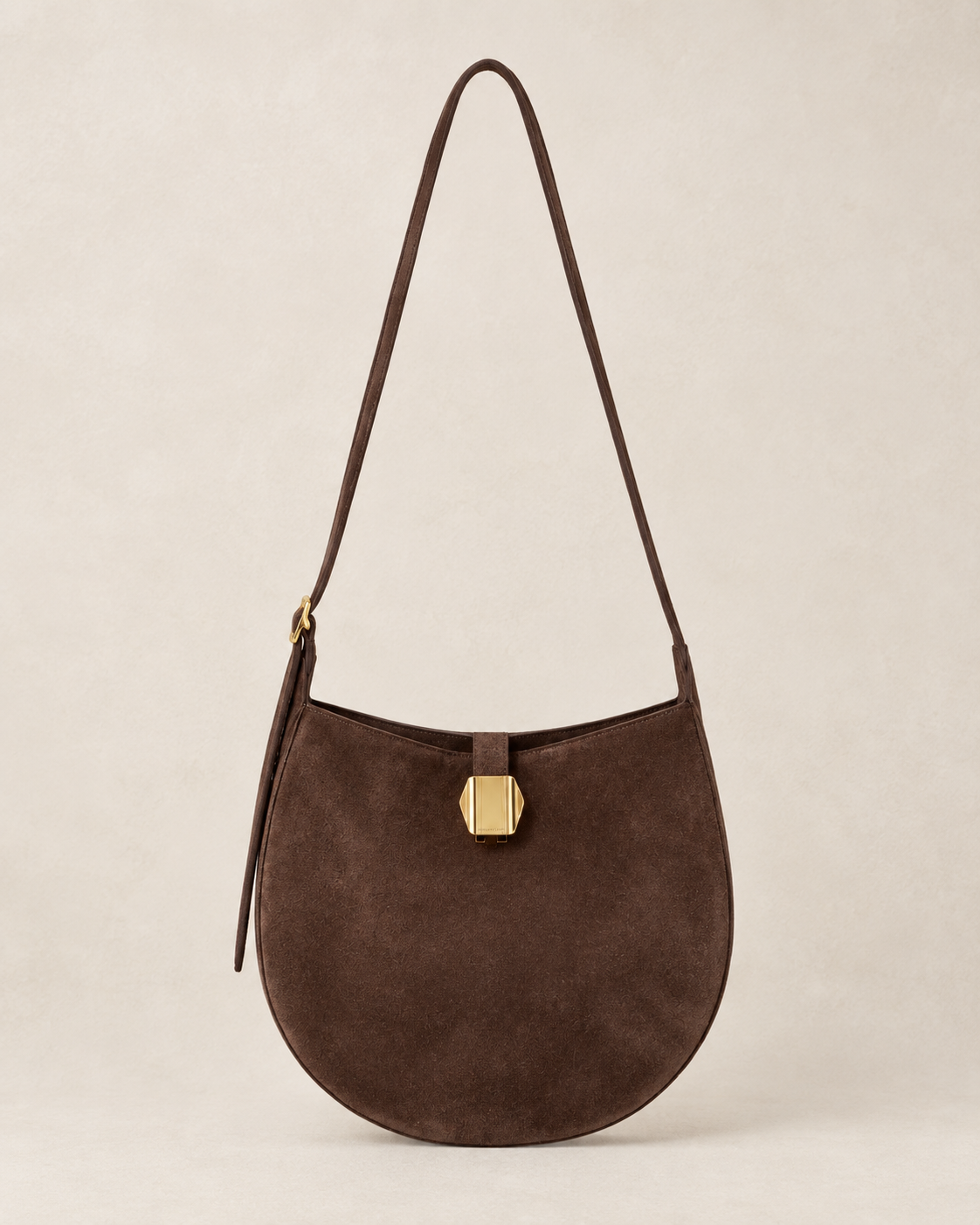 Hobo Bag Suede Leather