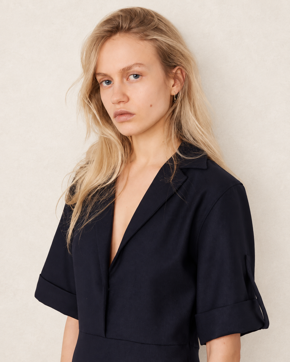 Azelle Dress Italian Wool Twill