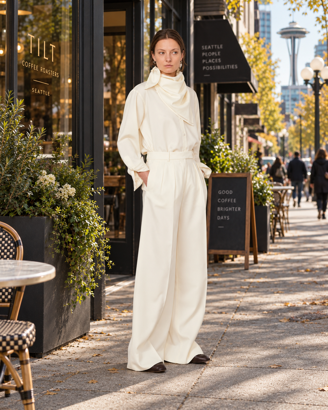 Elka Pants Italian Wool Twill