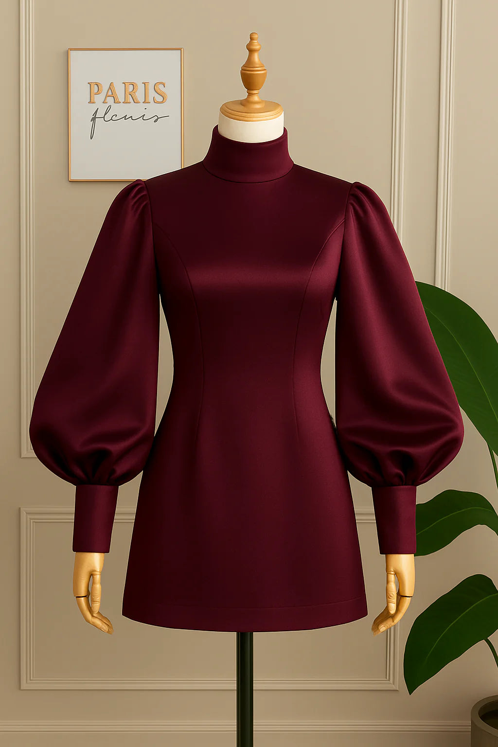 Rosario George - Cabernet Mock Neck