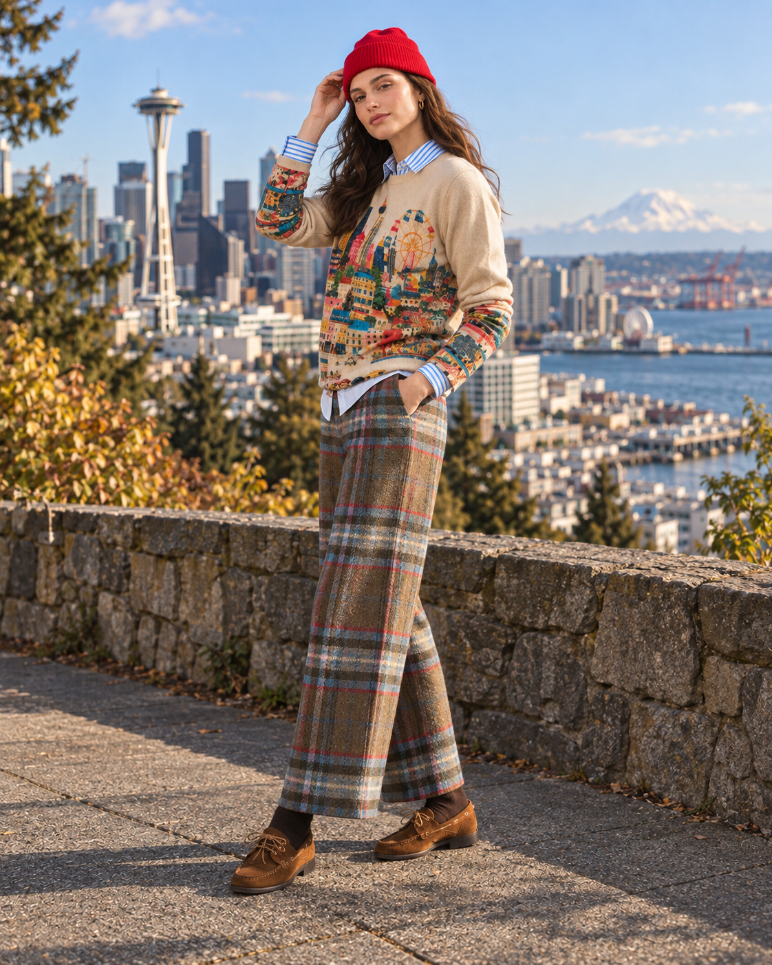 City Print Sweater