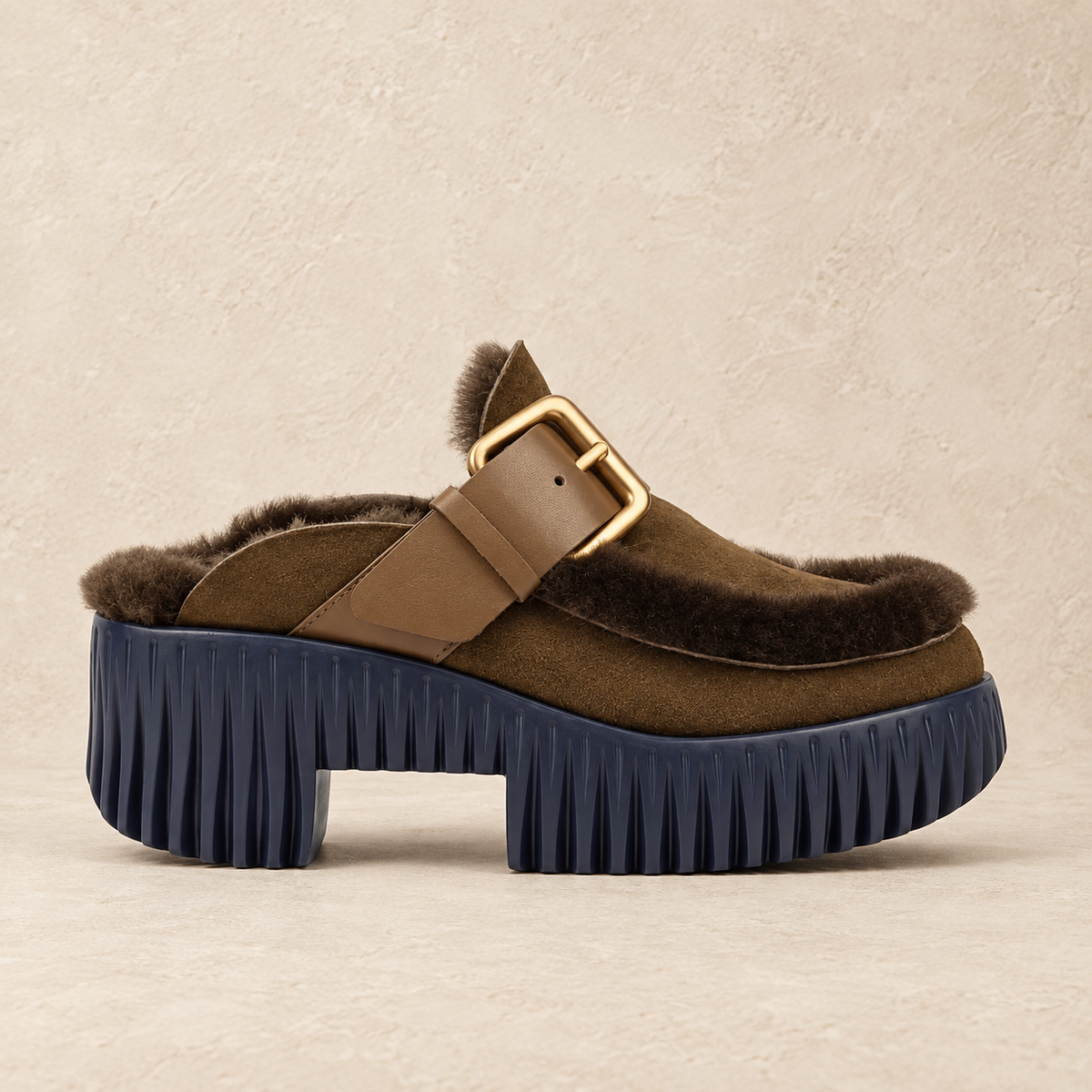 Pila Shearling Clog