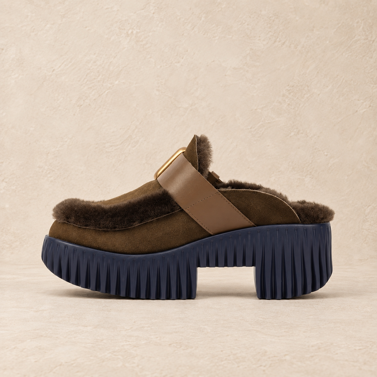 Pila Shearling Clog