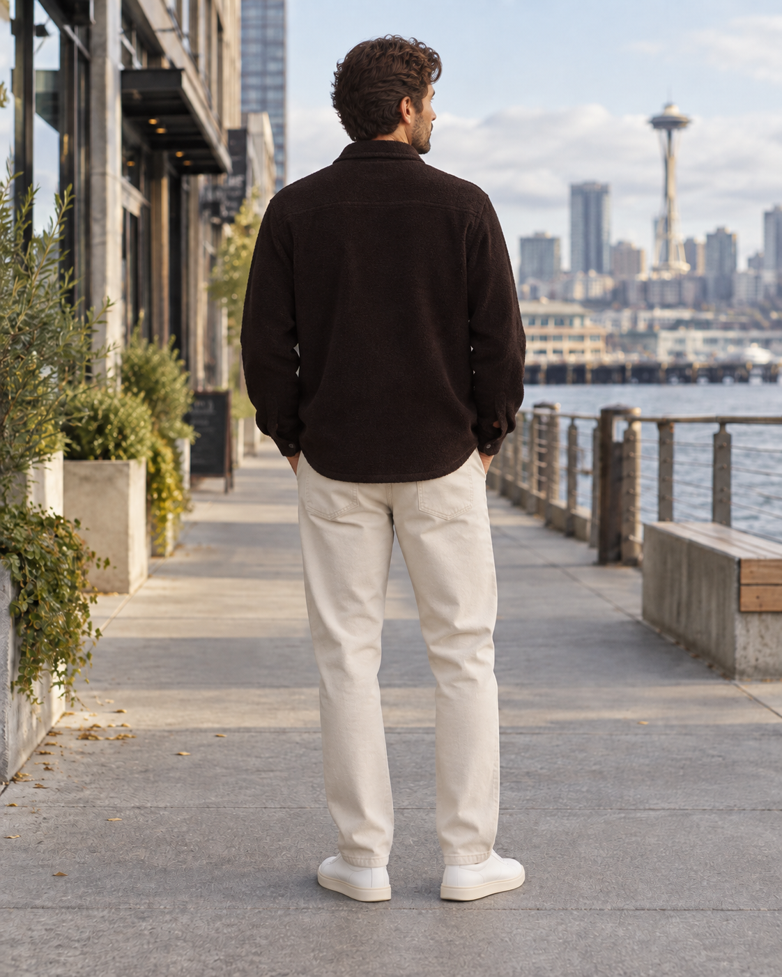 Bouclé Overshirt