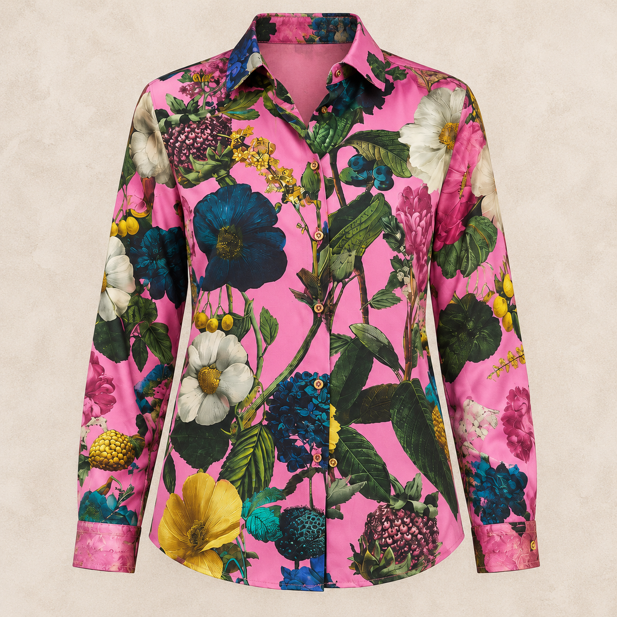 Floral Silk Shirt