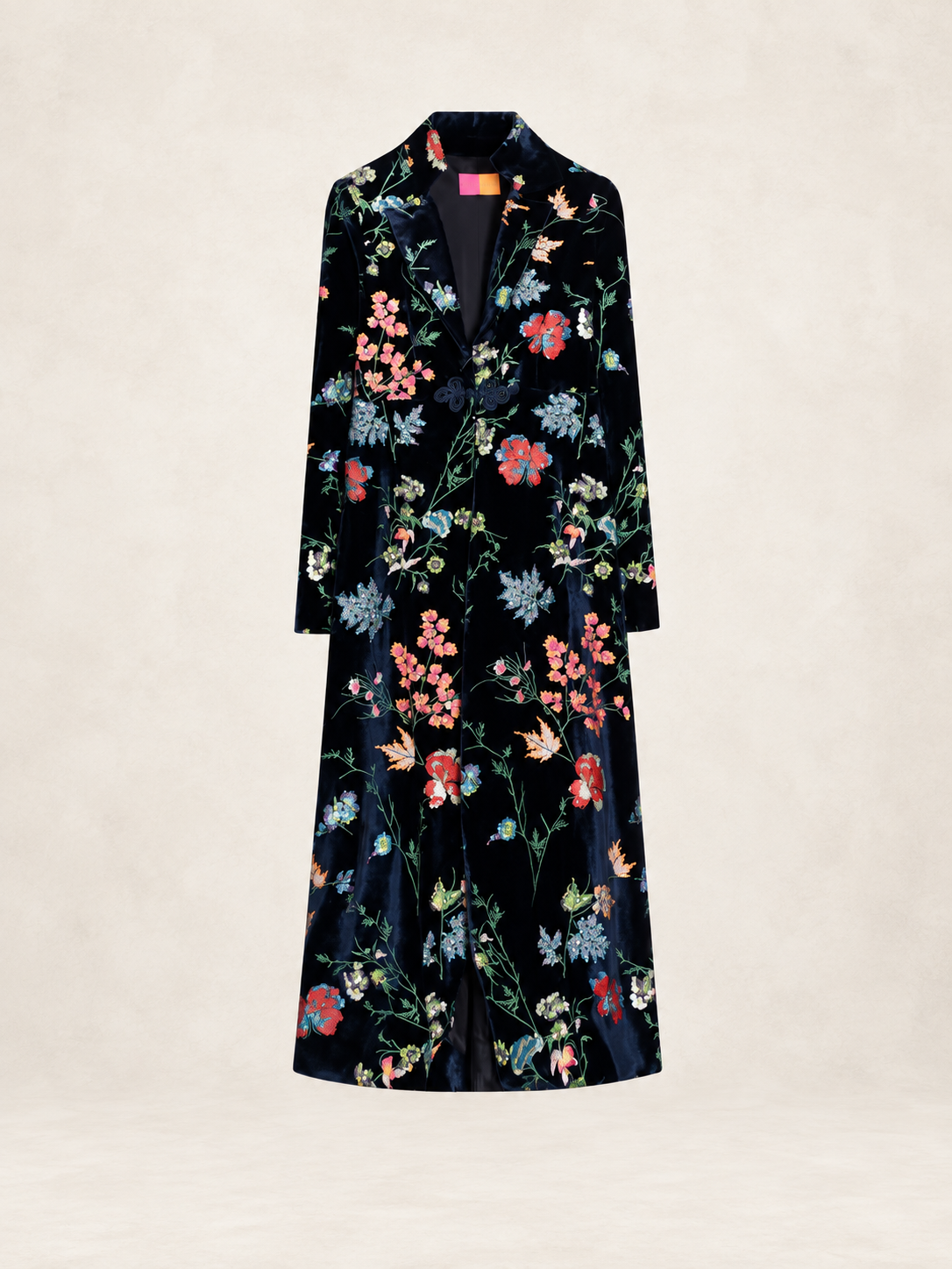 Floral Velvet Coat