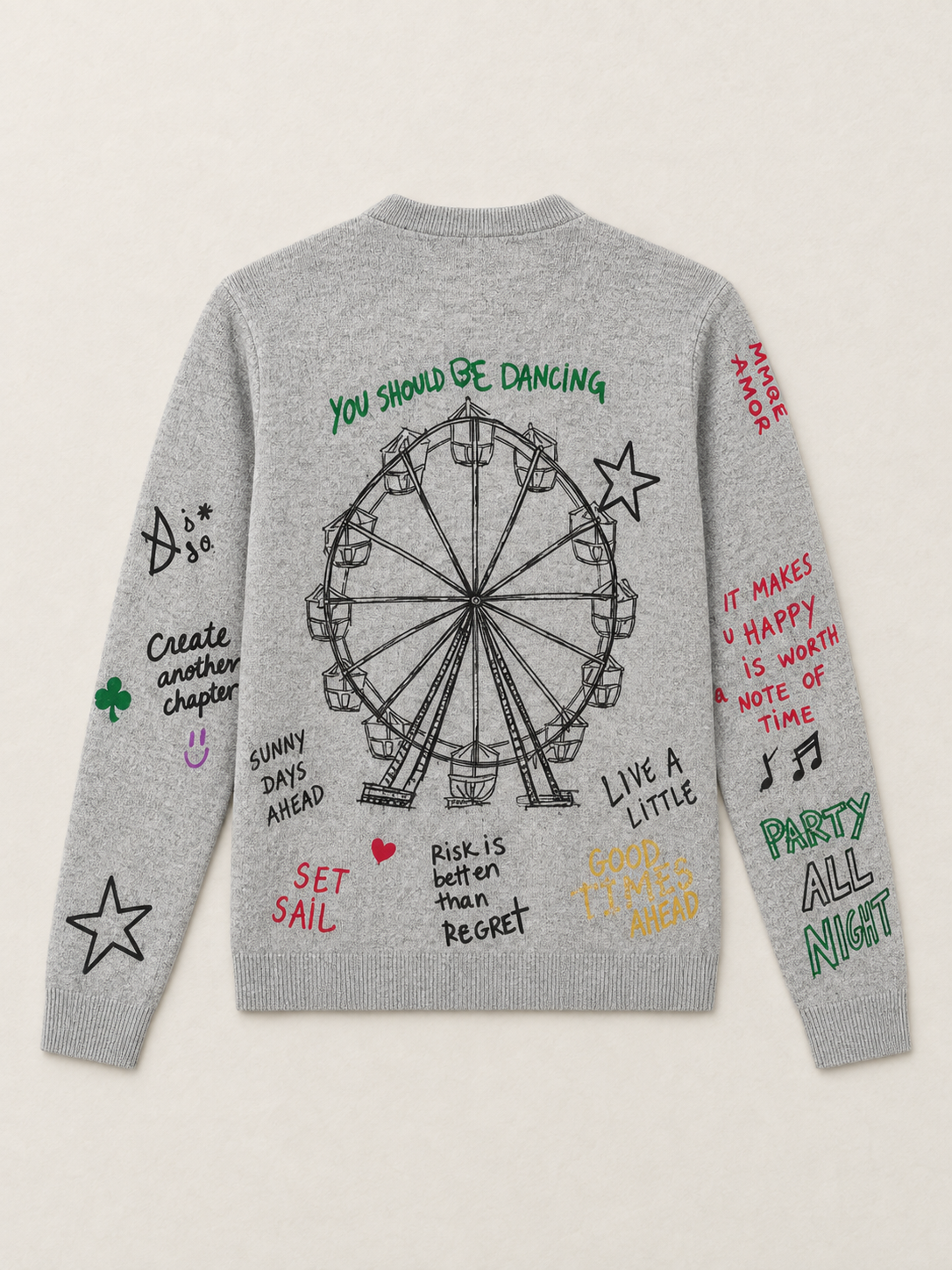 Graffiti Writing Sweater