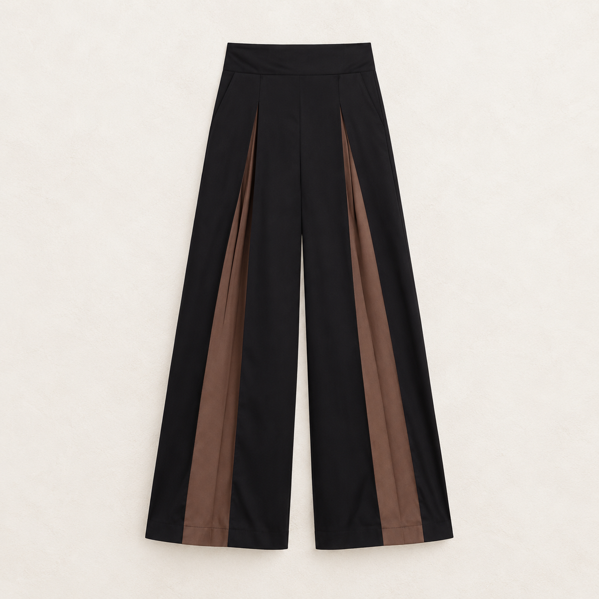 Two-Tone Palazzo Pants