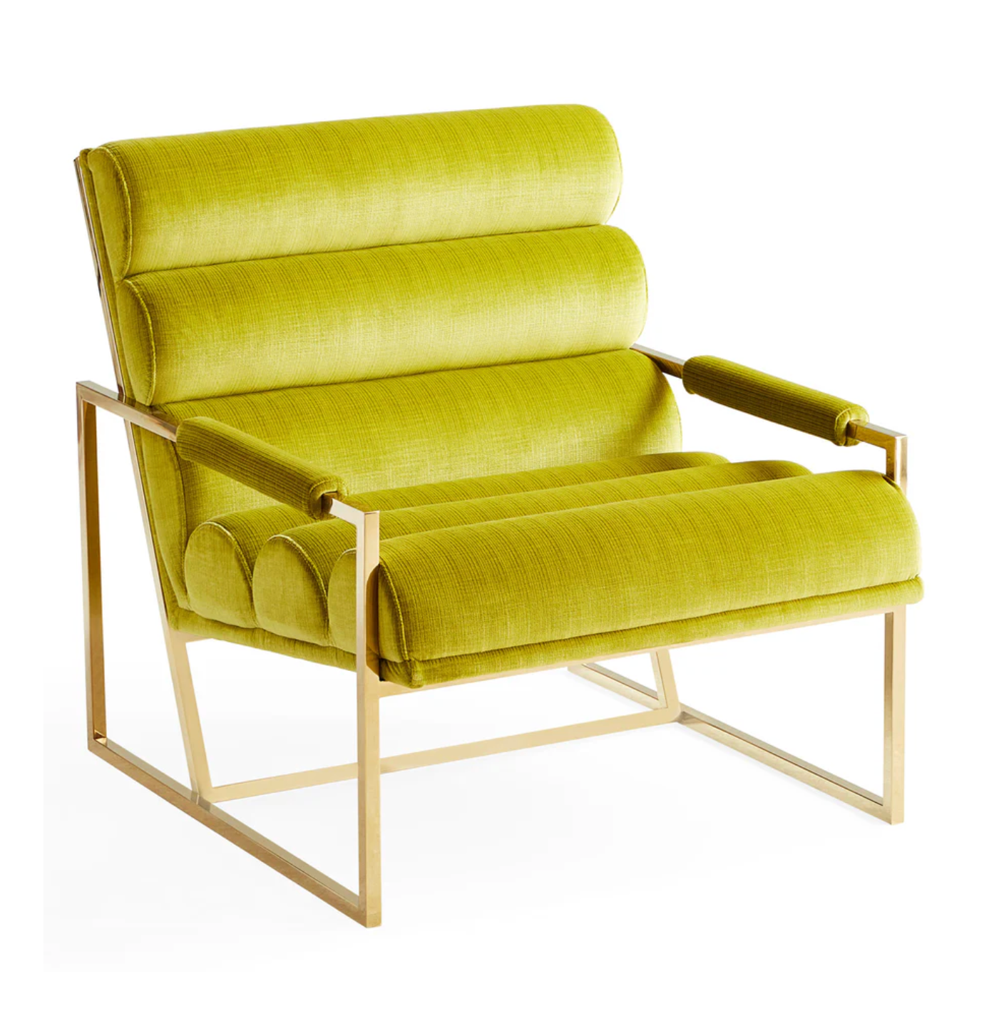 JA Channeled Goldfinger Lounge Chair