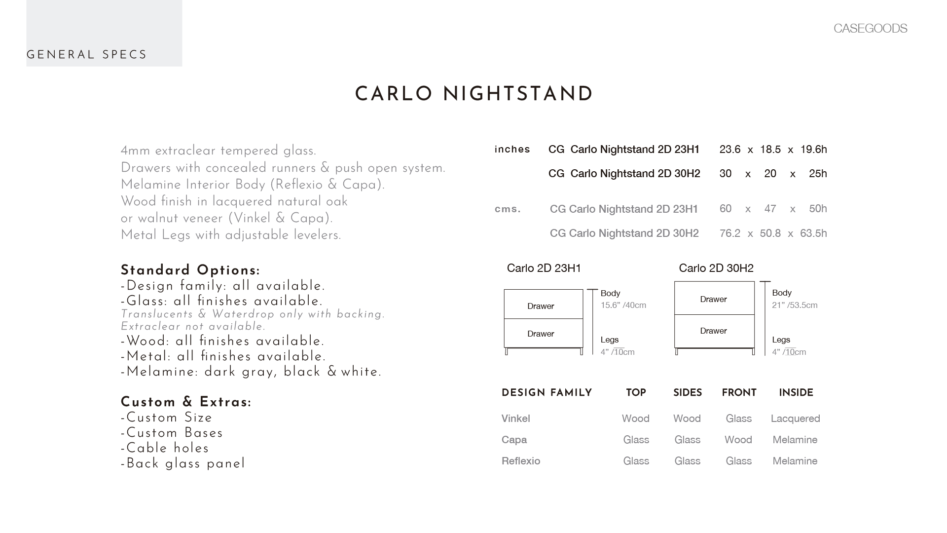 Carlo Night Stand