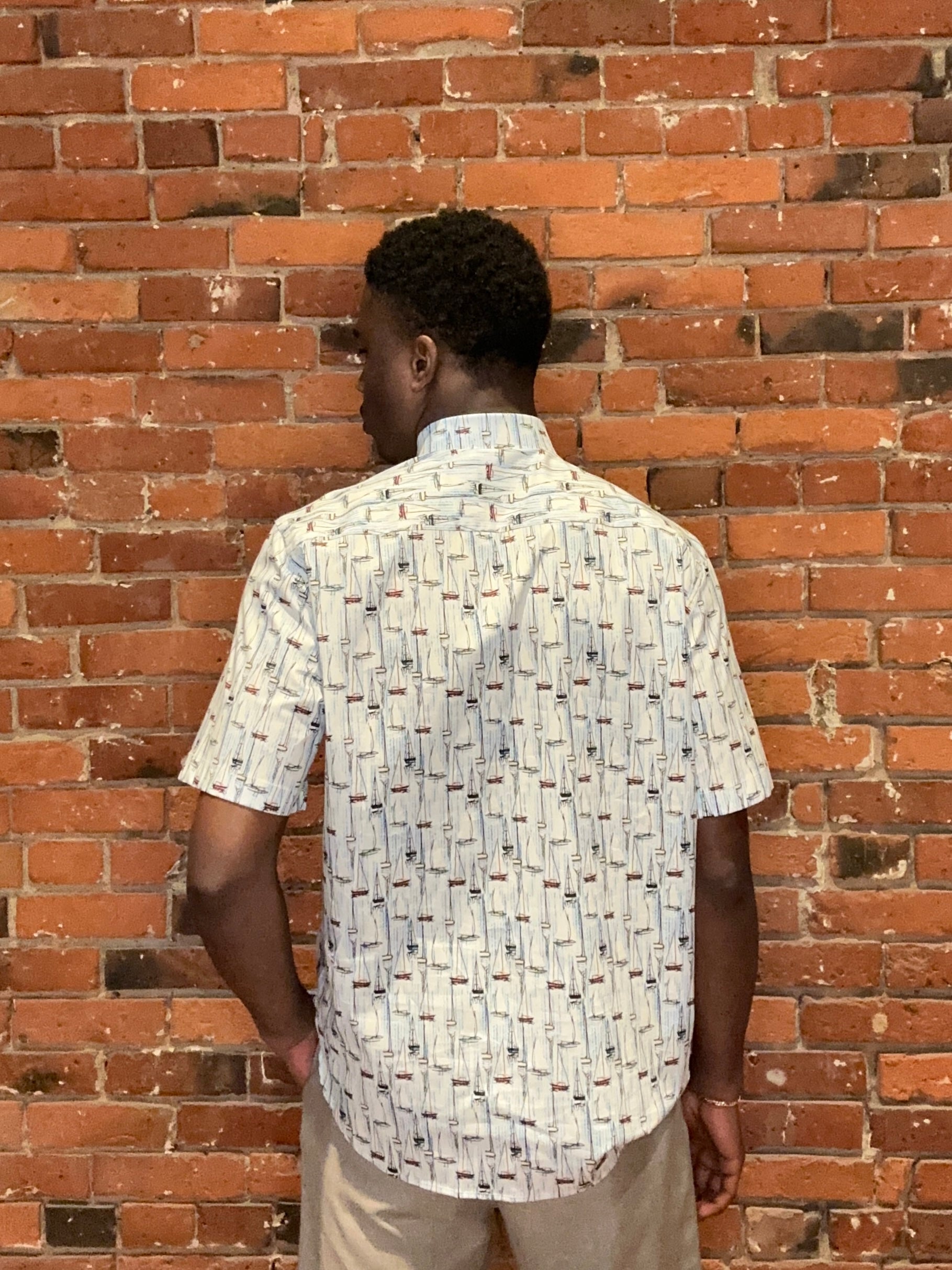 Multicolor Sailboats Shirt