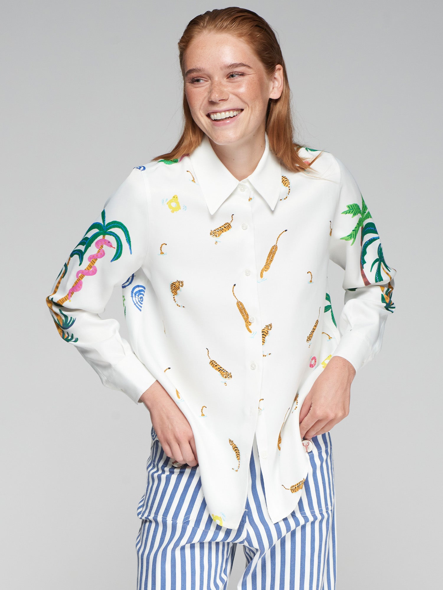 MAFALDA POOL PRINT SHIRT