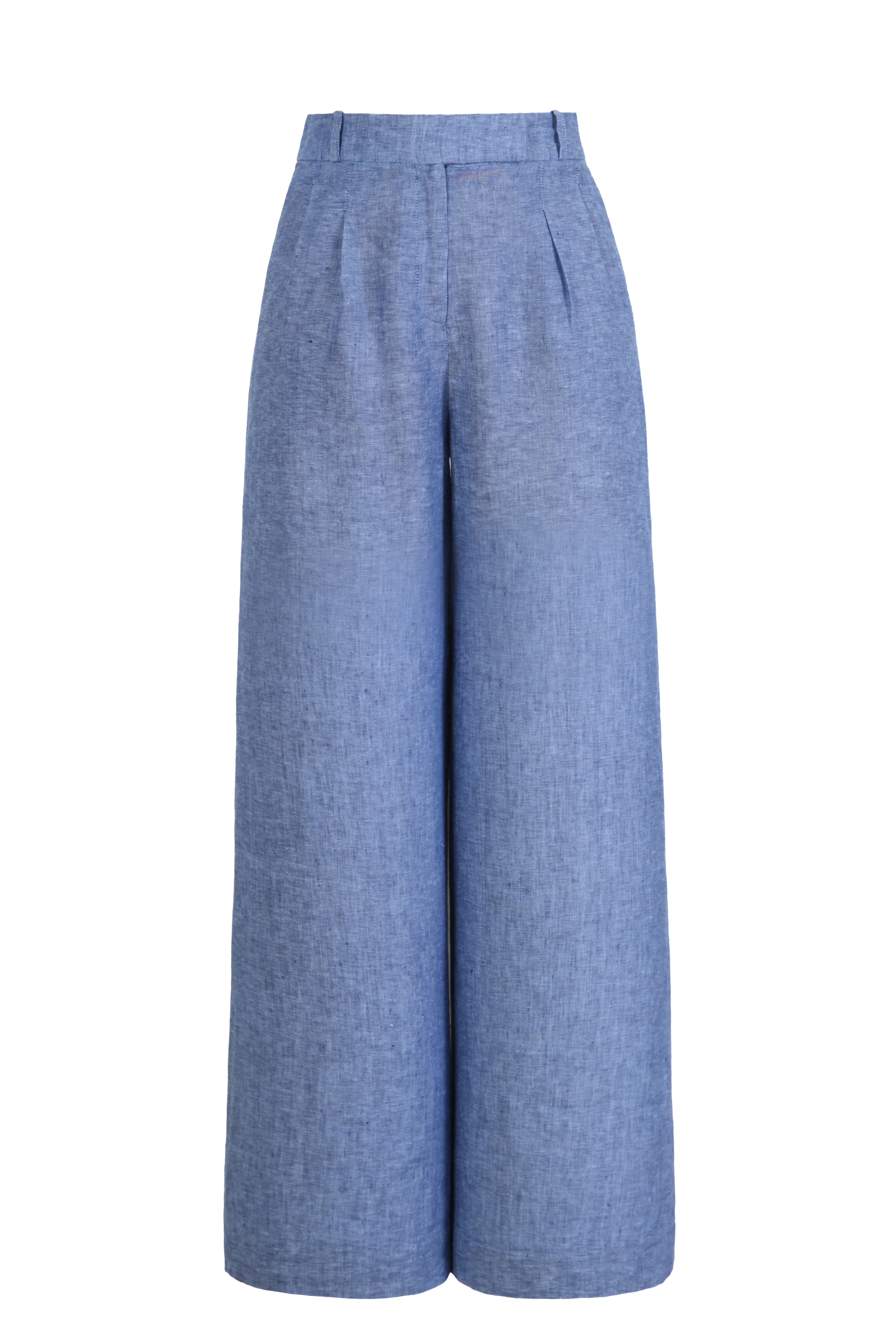 Wide Leg Linen Pants