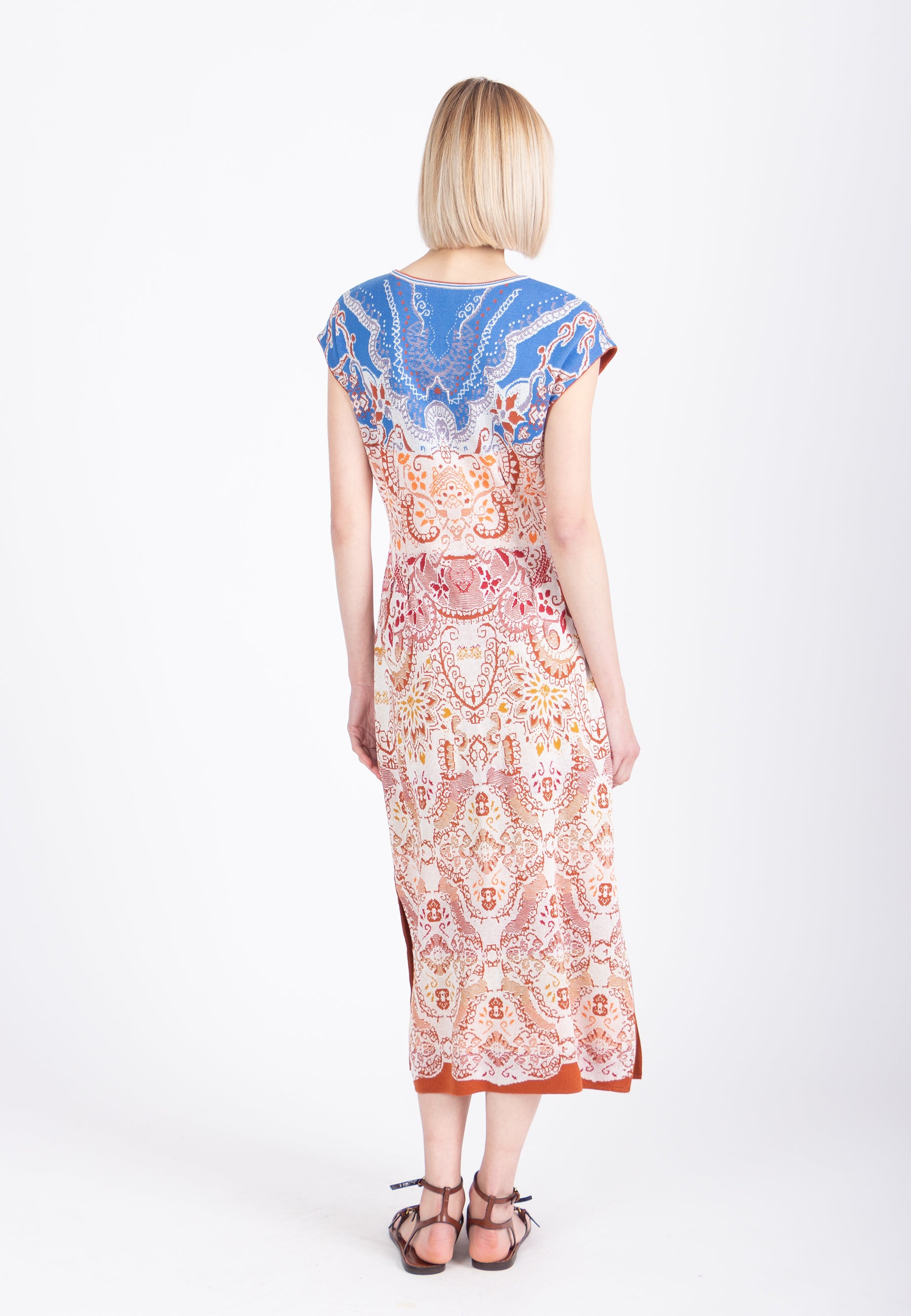 Jacquard Dress, Ornament Pattern