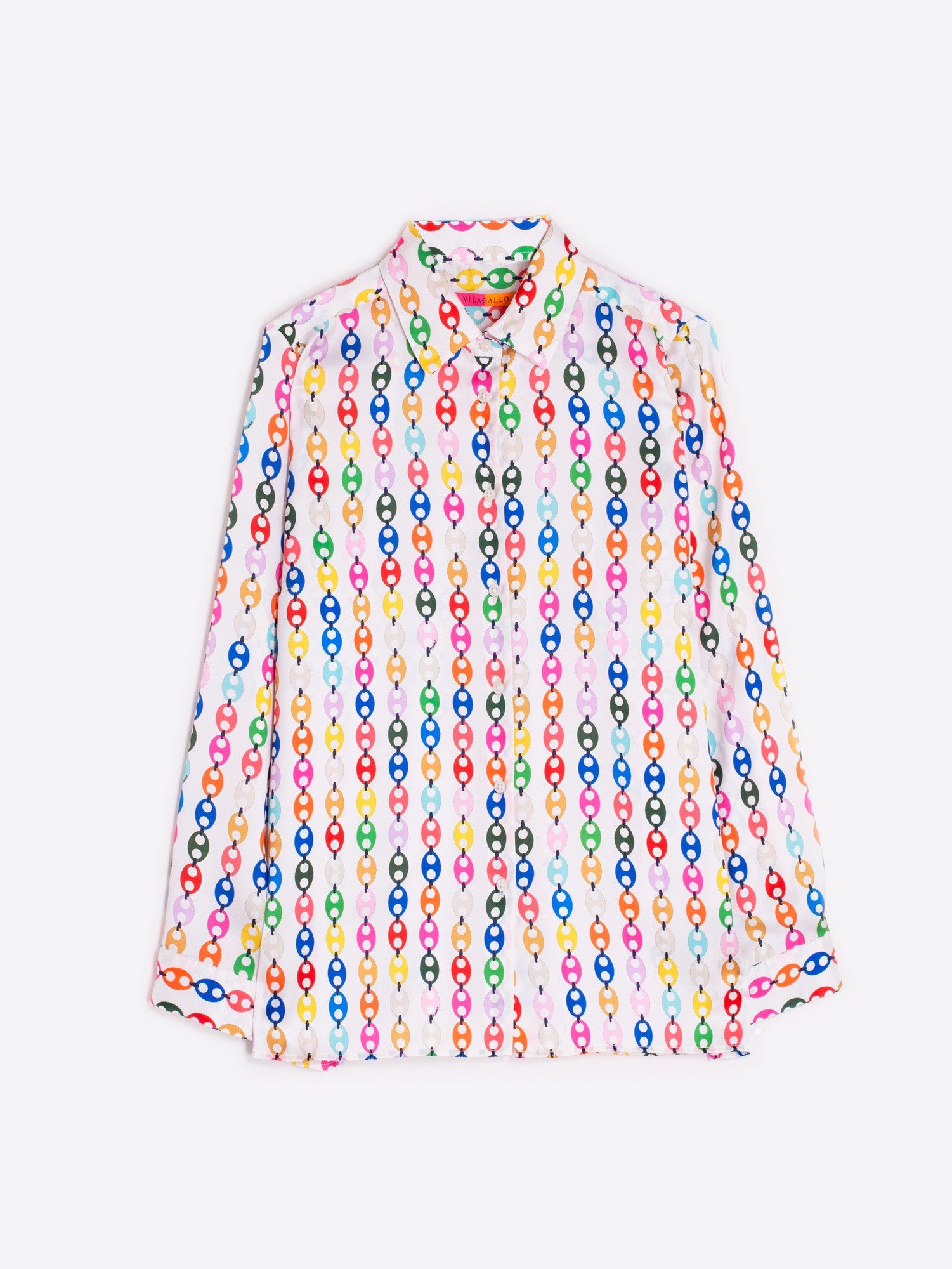 Irina Long Sleeve Blouse Multicolor Print