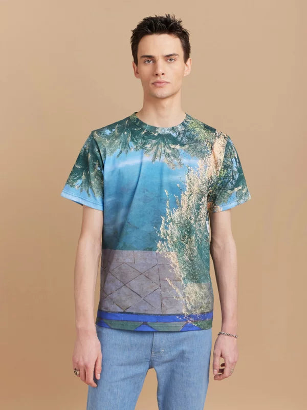 Mark Digital Print Tee by Agnes b.