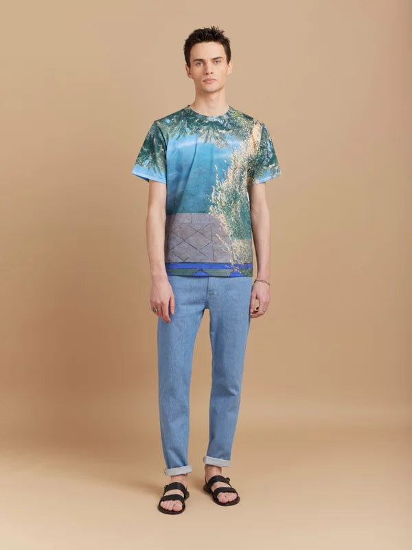 Mark Digital Print Tee by Agnes b.