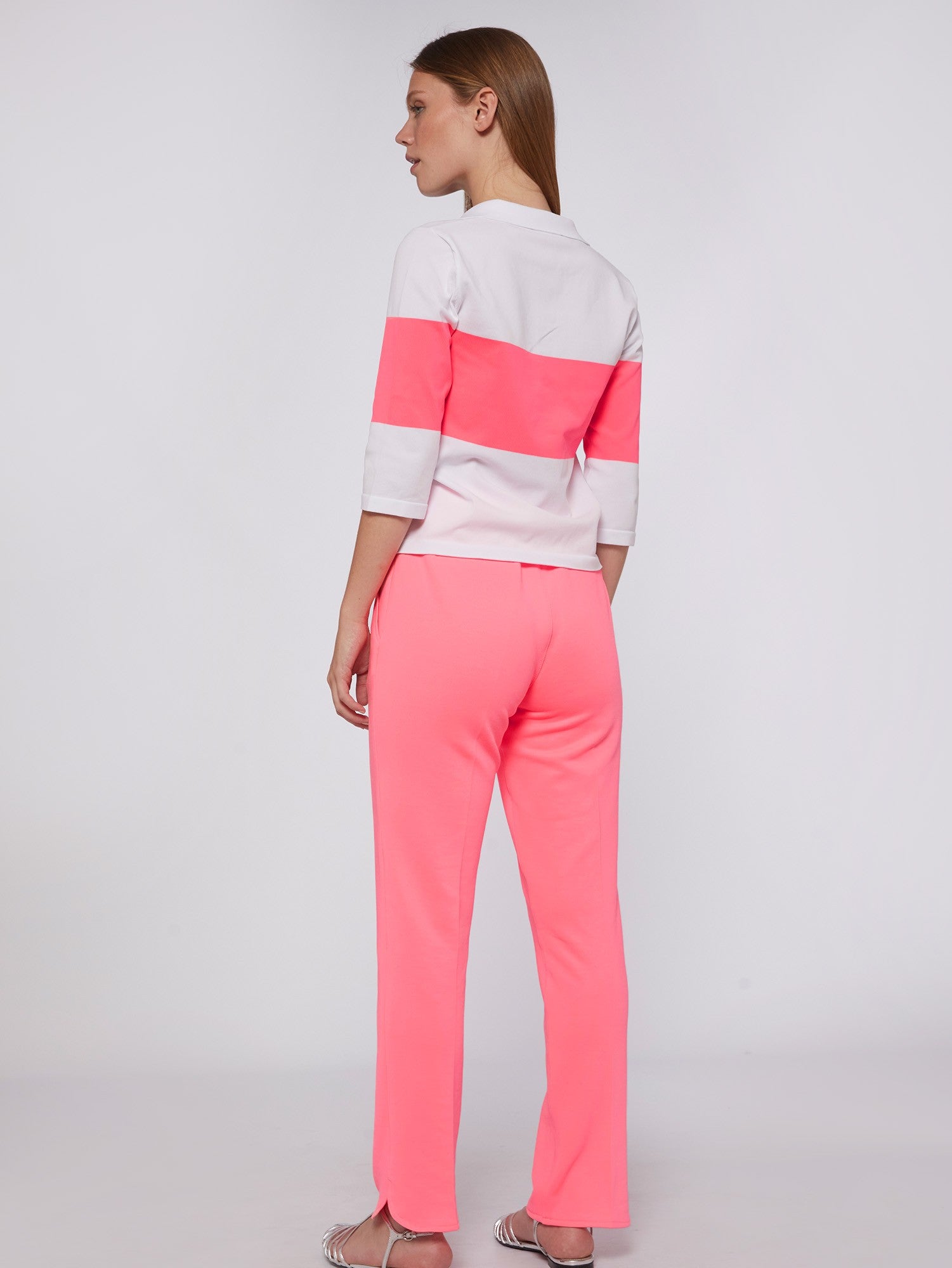 Ornella Neon Pink Pants by Vilagallo