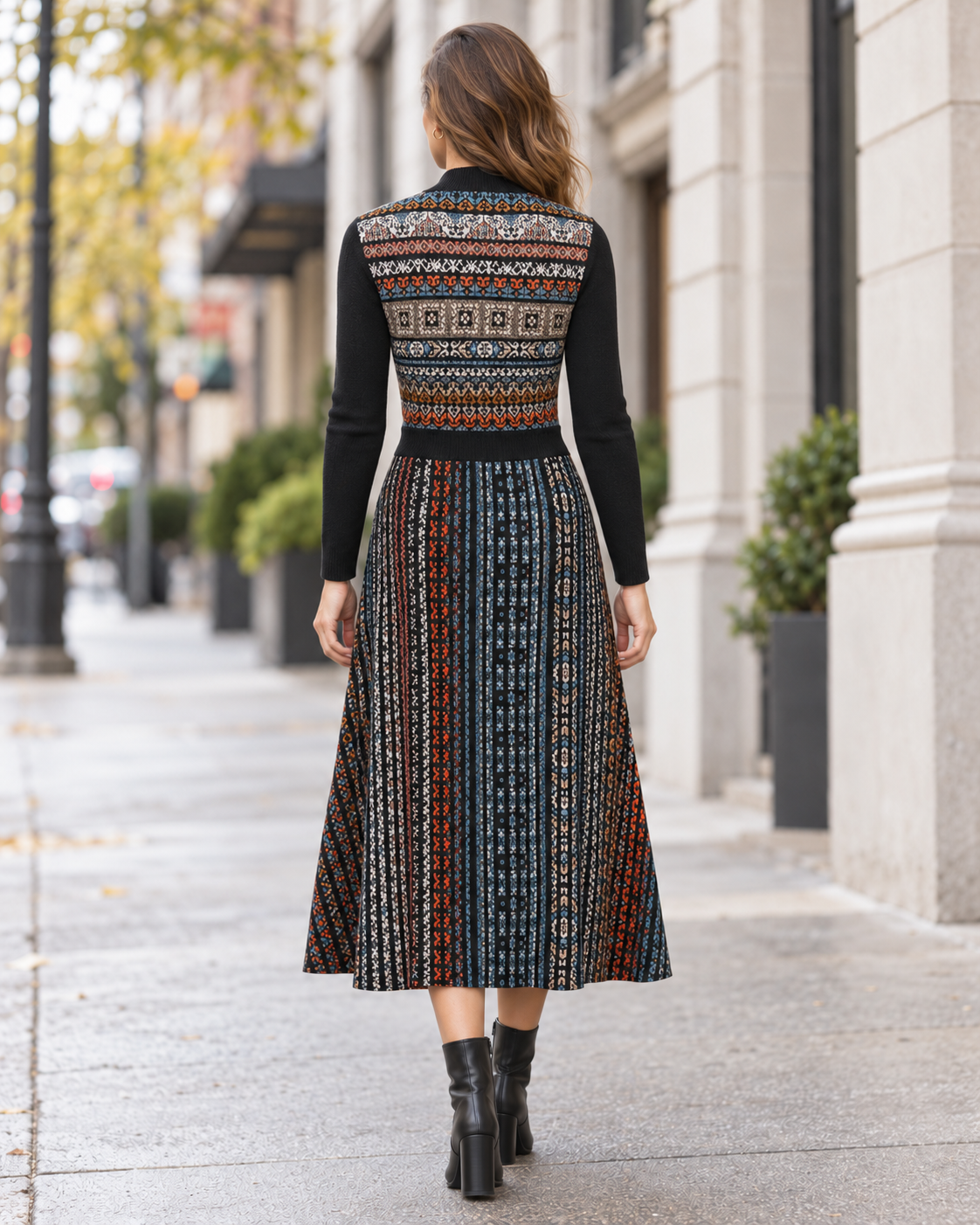 Azulejo Knit Dress
