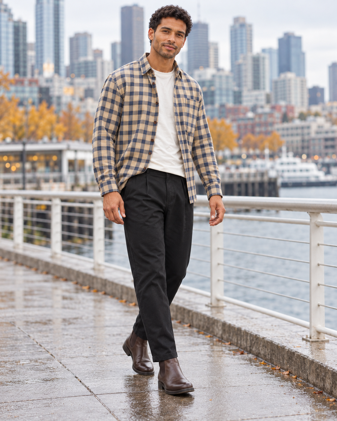 Pleated Héritage Trousers