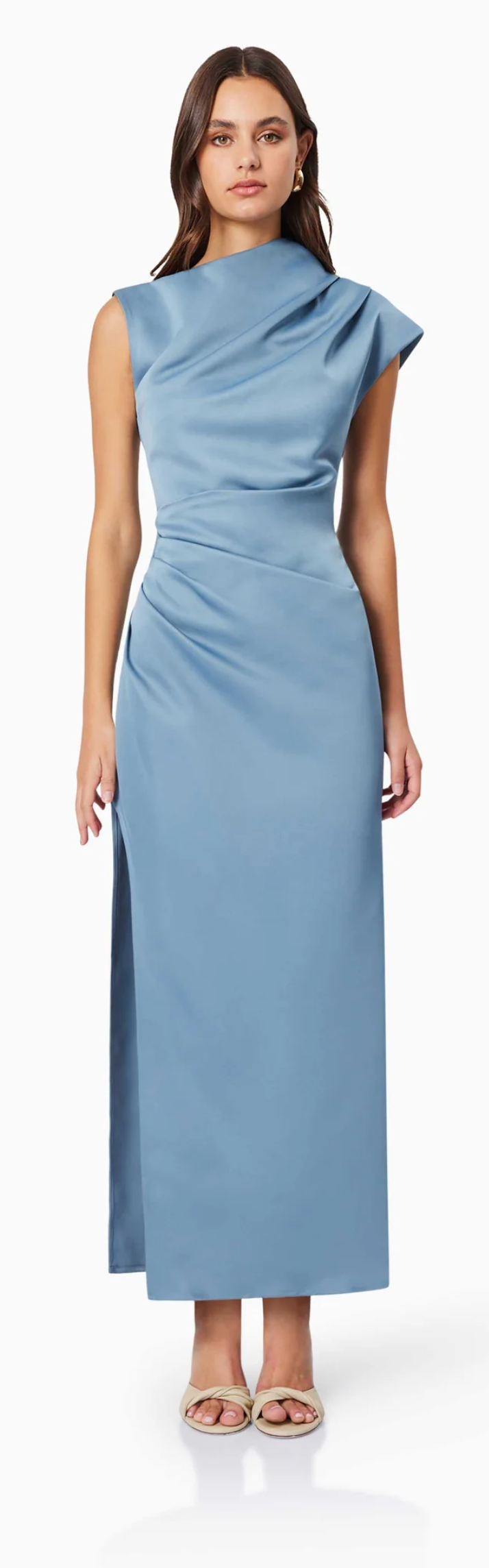 Coralie Maxi Gown in Blue