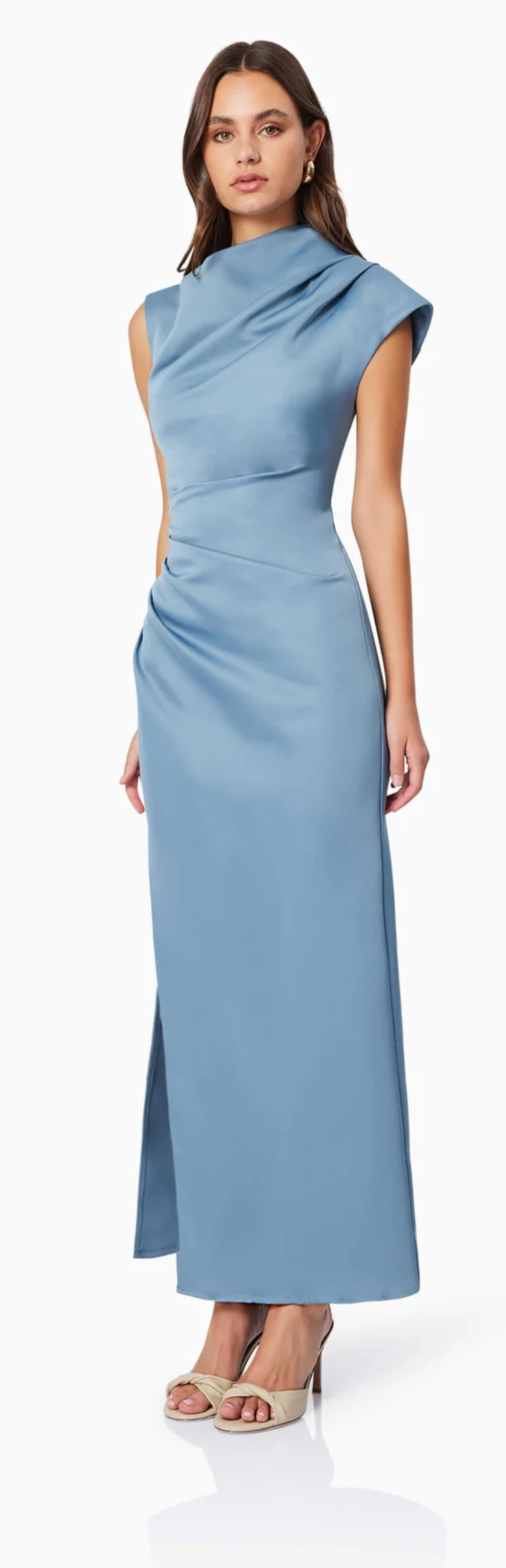 Coralie Maxi Gown in Blue