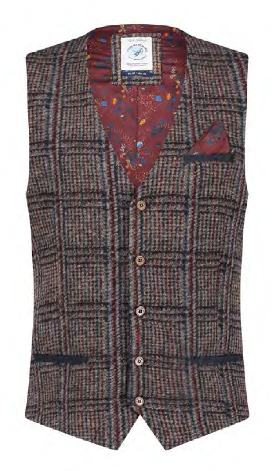 Wool Waistcoat Checks