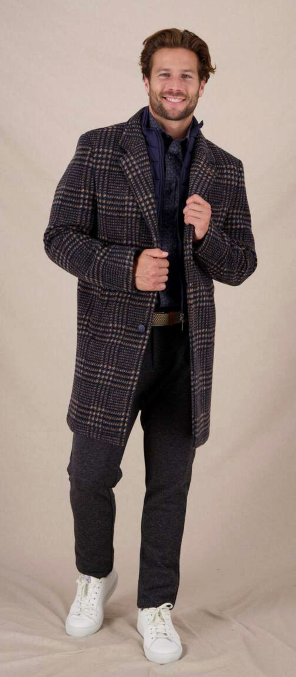 Overcoat small check